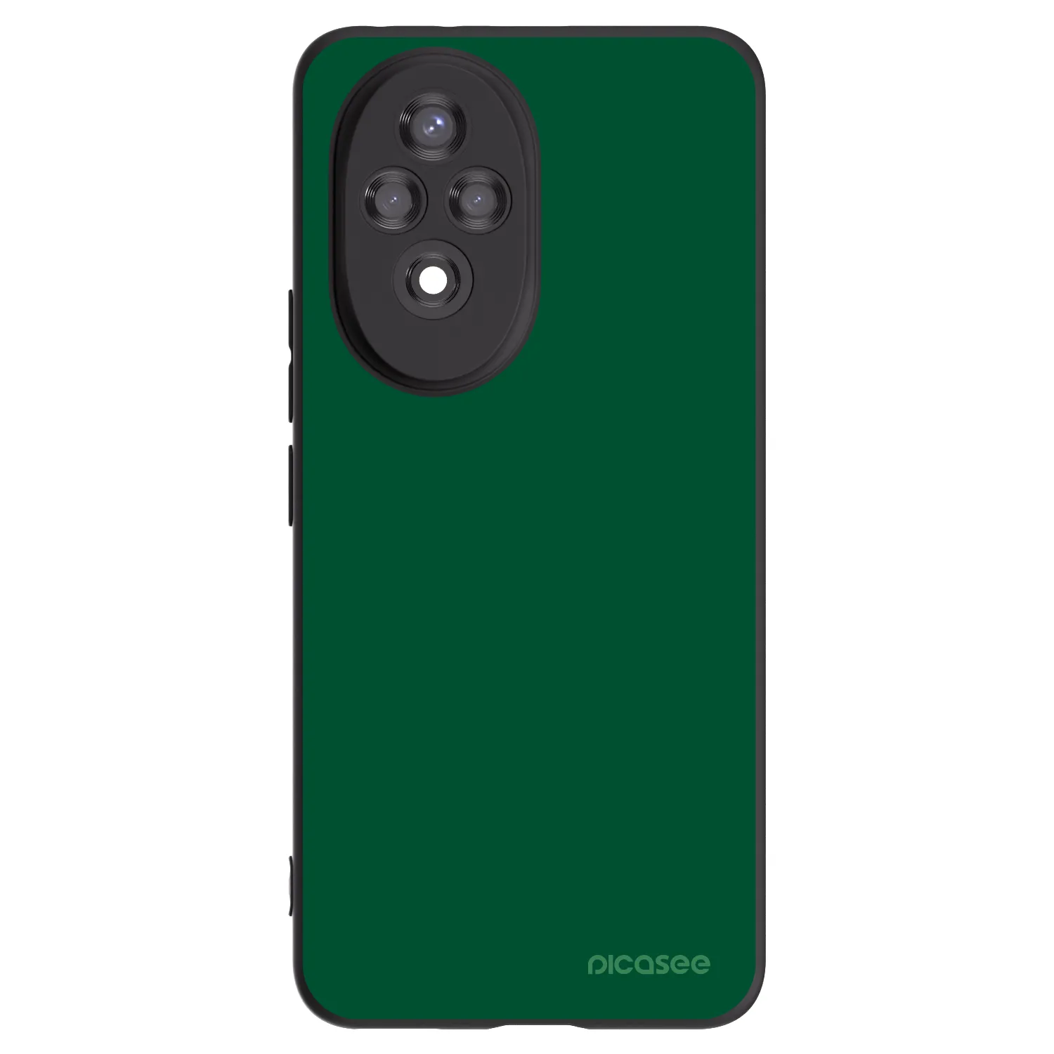 Picasee fekete szilikon tok az alábbi mobiltelefonokra Honor 200 5G - Green Gleam