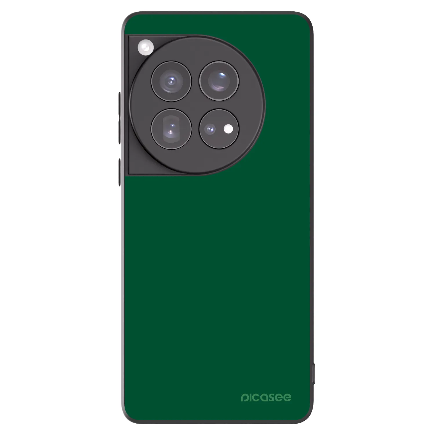 Picasee fekete szilikon tok az alábbi mobiltelefonokra OnePlus 12 5G - Green Gleam