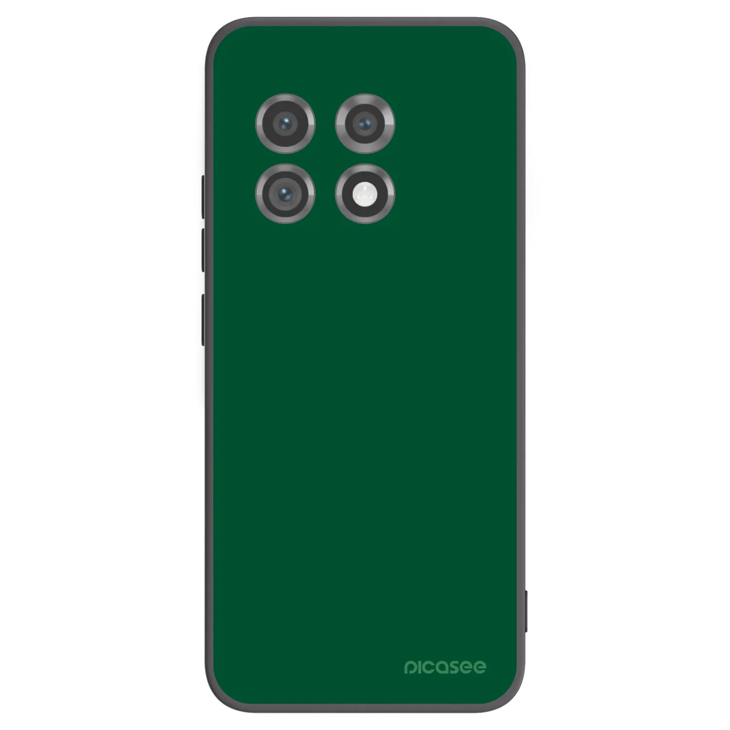 Picasee fekete szilikon tok az alábbi mobiltelefonokra OnePlus 11 5G - Green Gleam