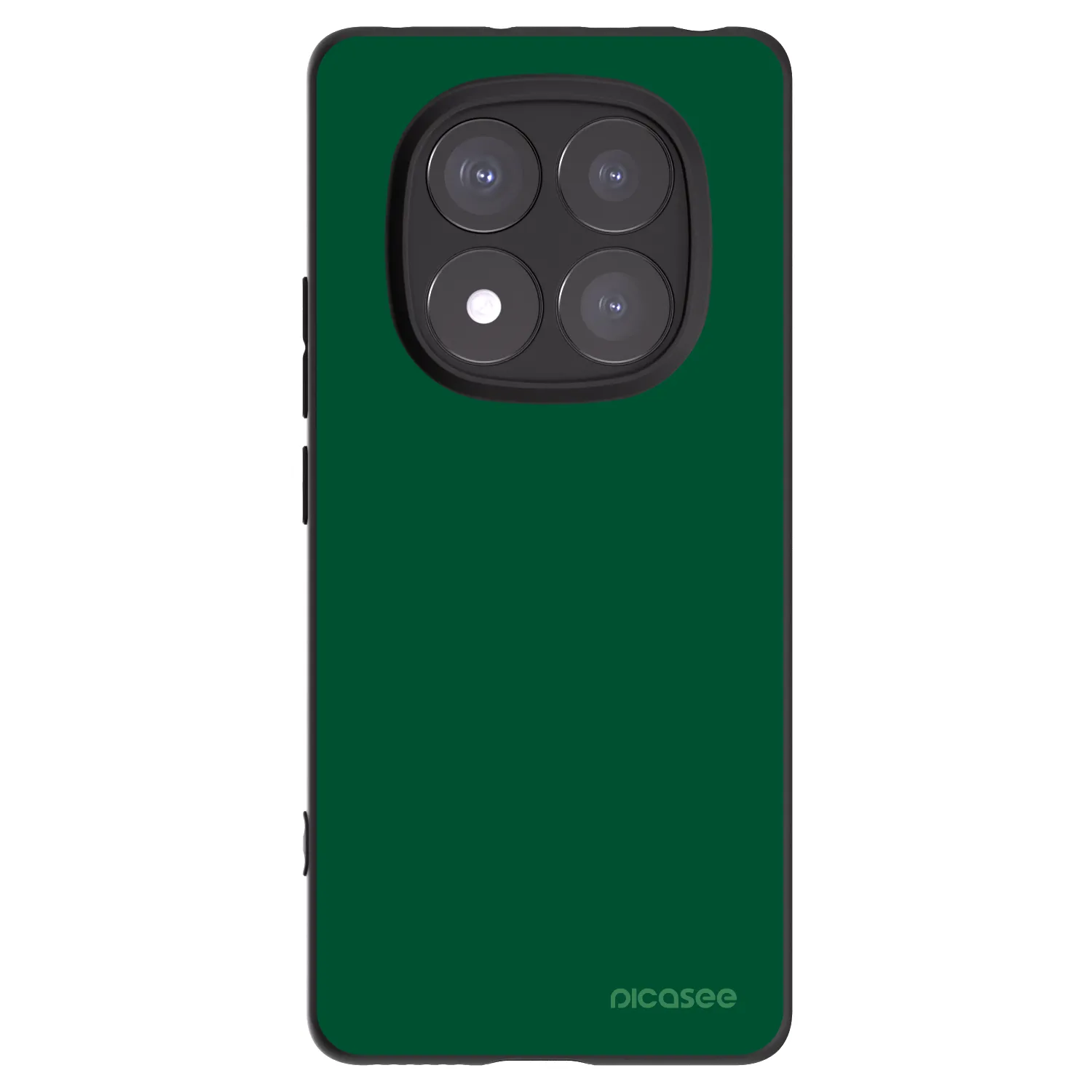 Picasee fekete szilikon tok az alábbi mobiltelefonokra Xiaomi Redmi Note 14 Pro+ 5G - Green Gleam