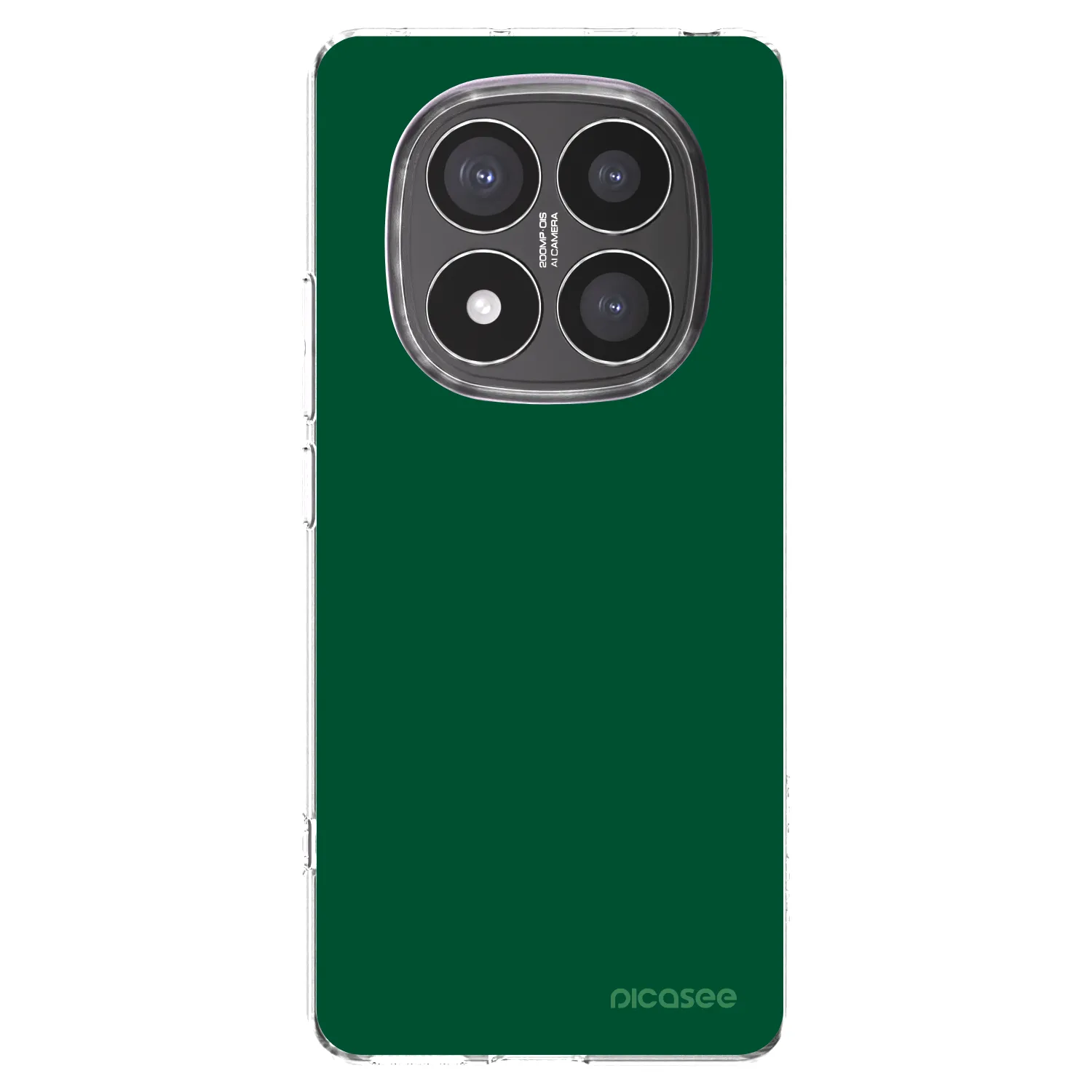 Picasee átlátszó szilikon tok az alábbi mobiltelefonokra Xiaomi Redmi Note 14 Pro+ 5G - Green Gleam