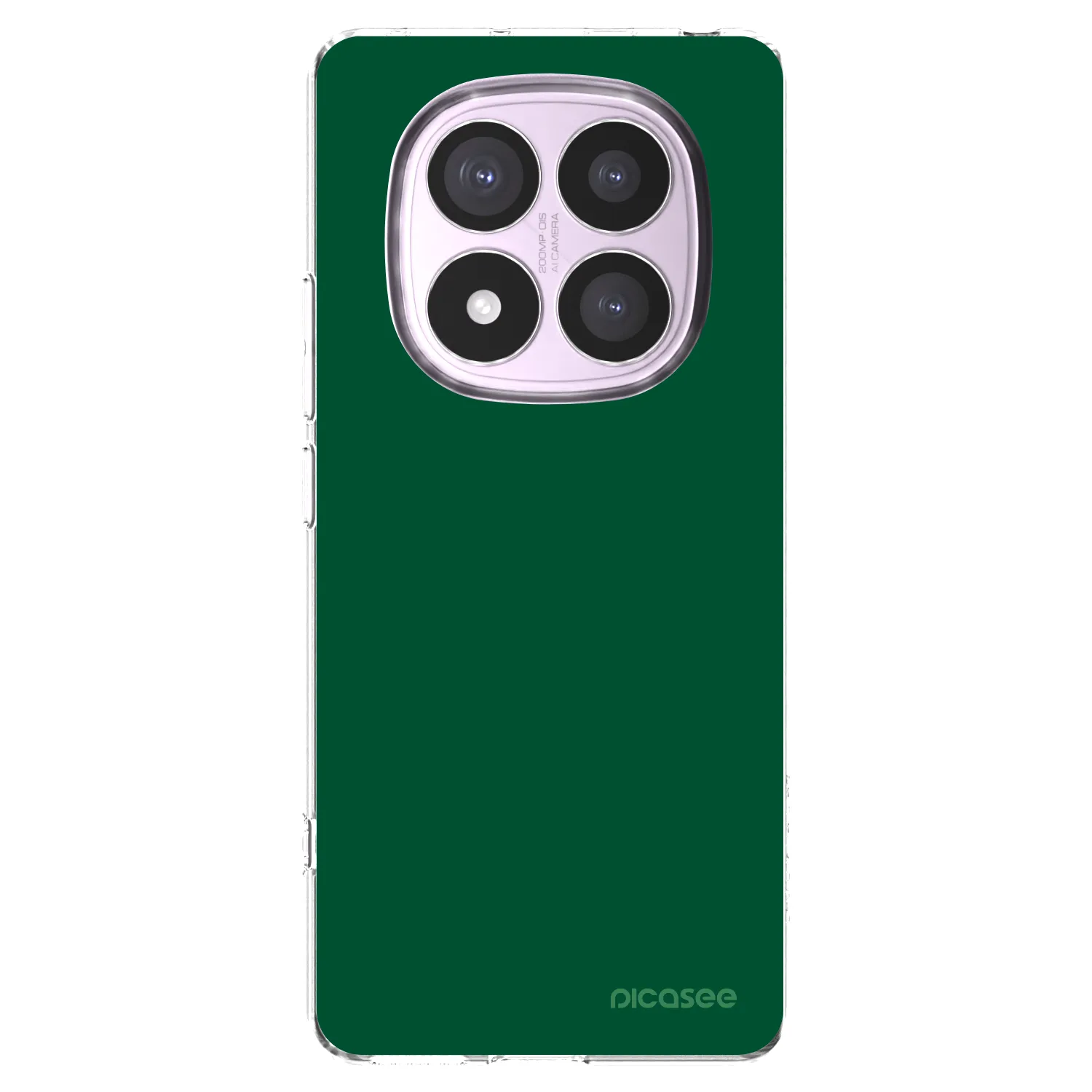 Picasee átlátszó szilikon tok az alábbi mobiltelefonokra Xiaomi Redmi Note 14 Pro 5G - Green Gleam