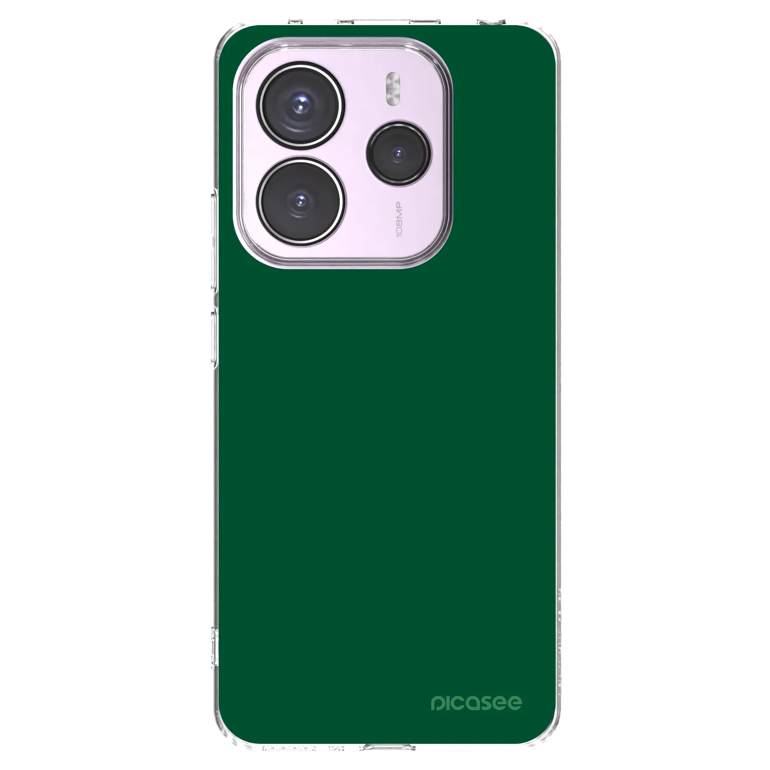 Picasee átlátszó szilikon tok az alábbi mobiltelefonokra Xiaomi Redmi Note 14 5G - Green Gleam