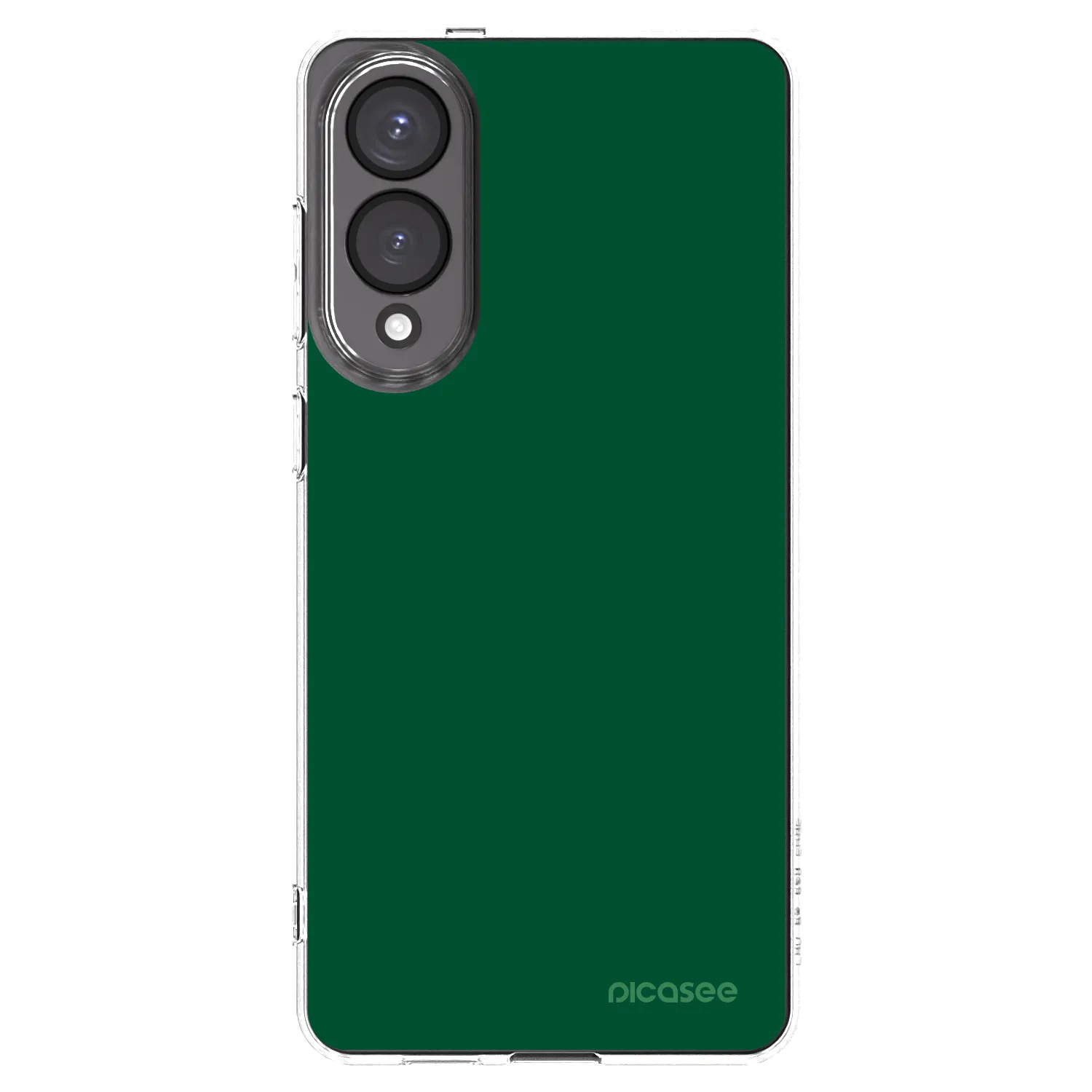 Picasee átlátszó szilikon tok az alábbi mobiltelefonokra Samsung Galaxy S25 Edge 5G - Green Gleam