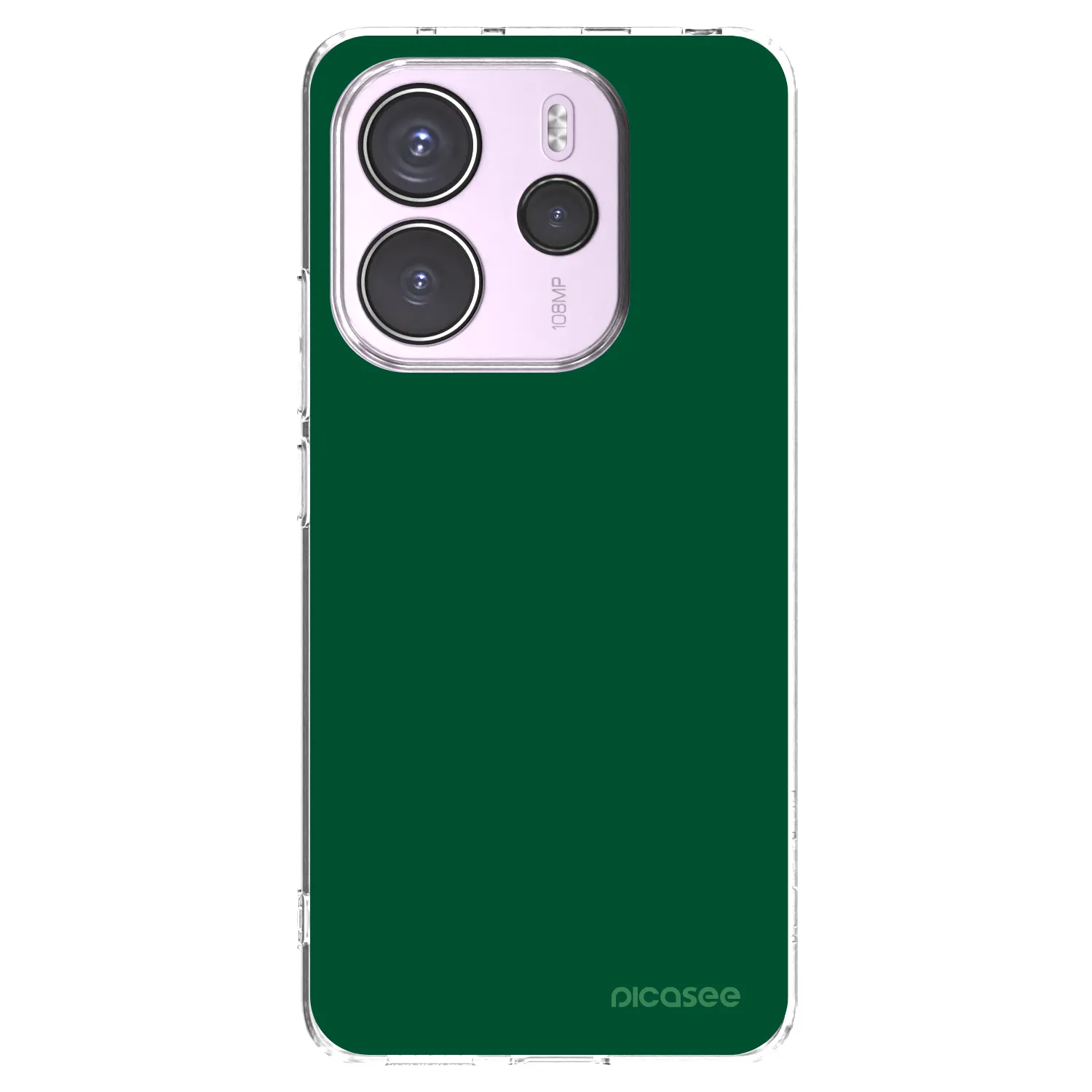 Picasee átlátszó szilikon tok az alábbi mobiltelefonokra Xiaomi Redmi Note 14 4G - Green Gleam