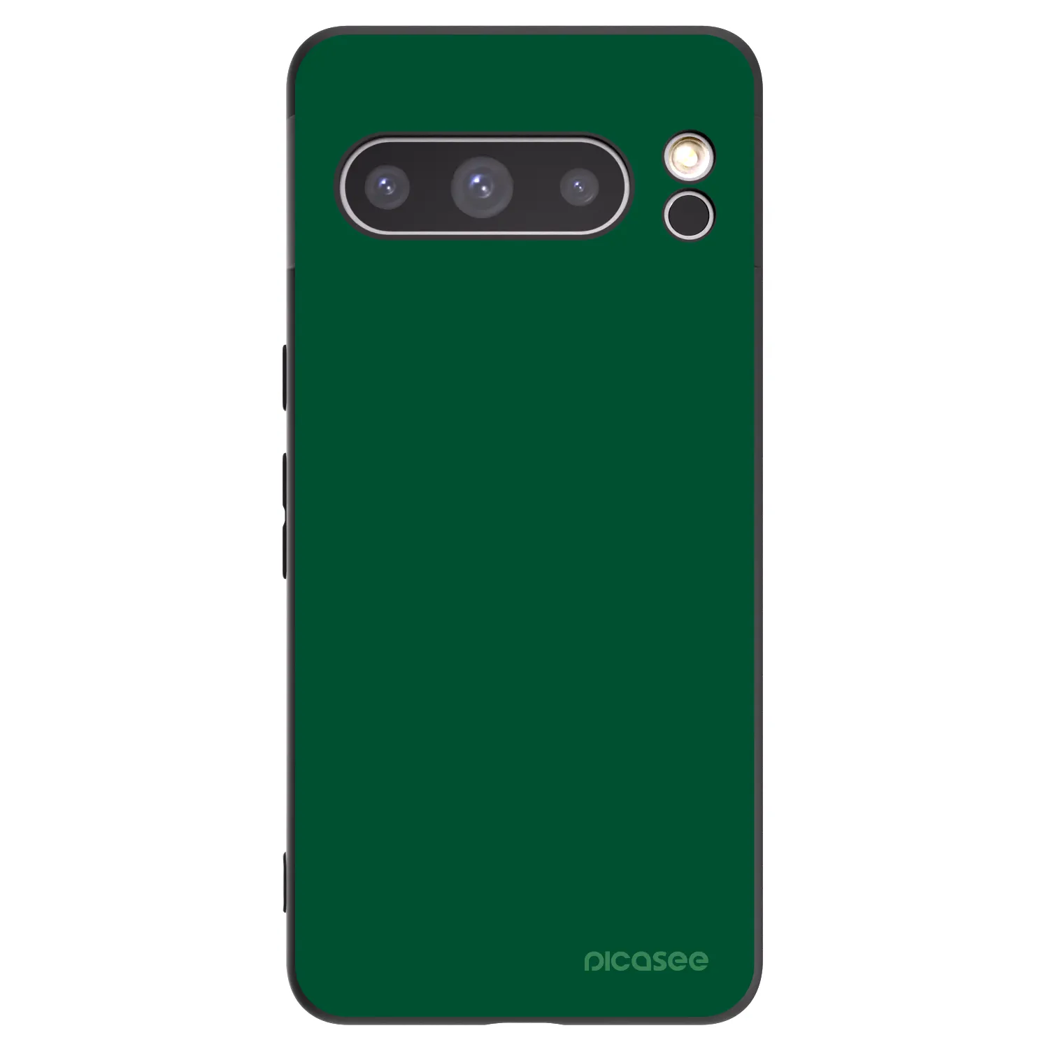 Picasee fekete szilikon tok az alábbi mobiltelefonokra Google Pixel 8 Pro - Green Gleam
