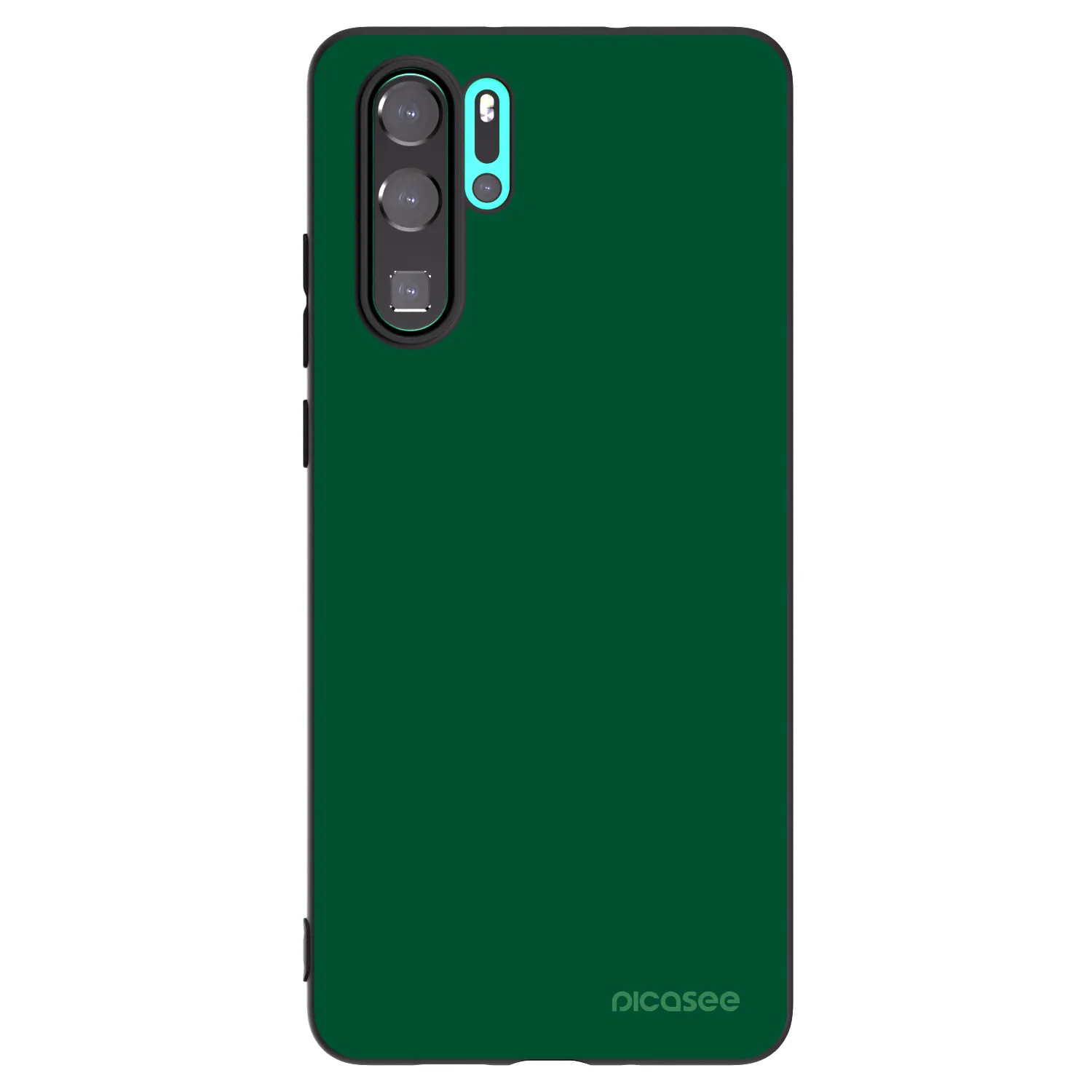 Picasee fekete szilikon tok az alábbi mobiltelefonokra Huawei P30 Pro - Green Gleam
