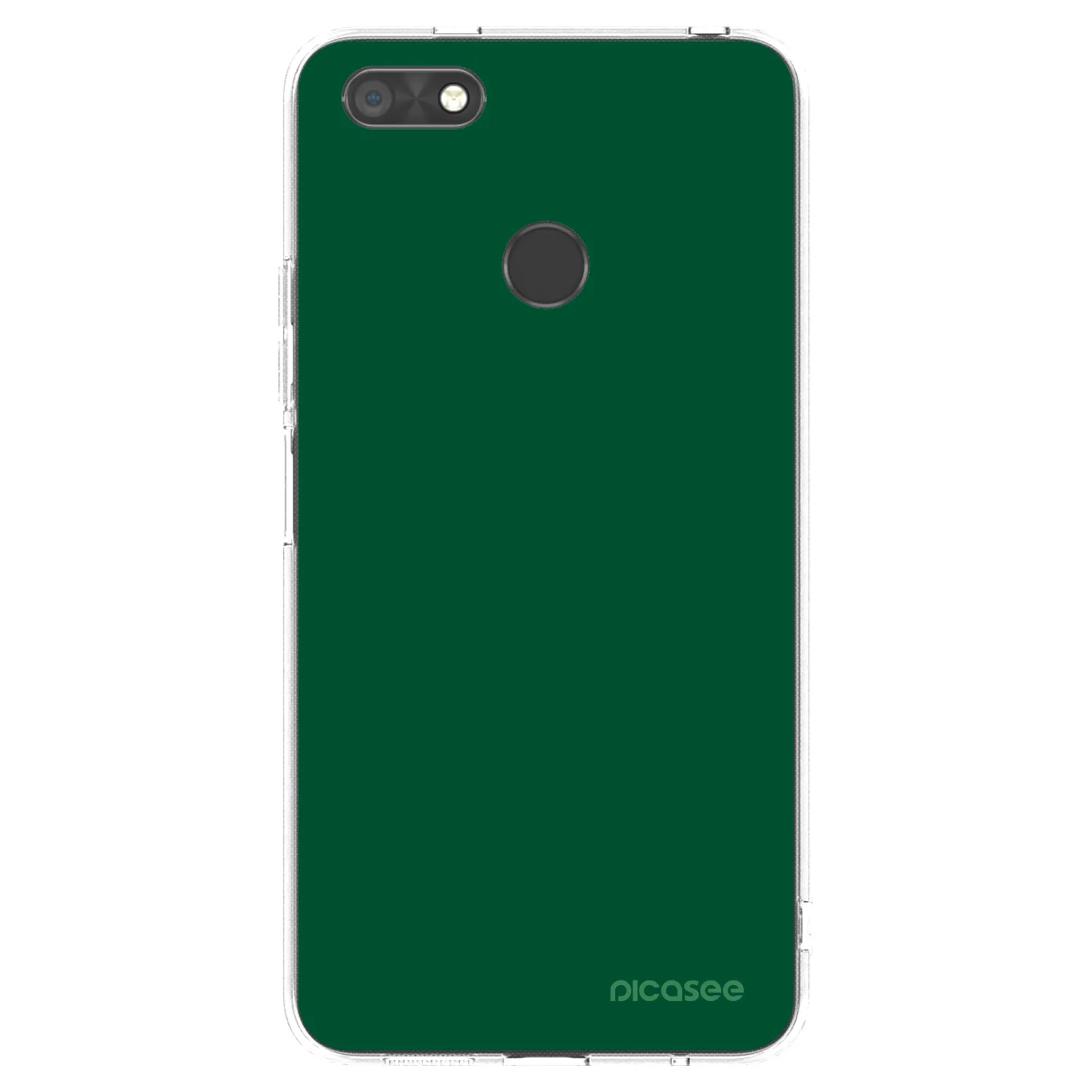 Picasee átlátszó szilikon tok az alábbi mobiltelefonokra Huawei P9 Lite Mini - Green Gleam