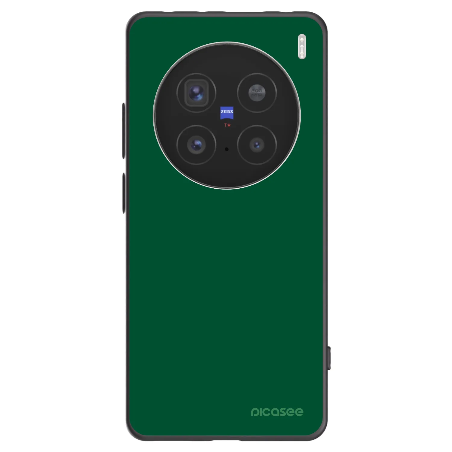 Picasee fekete szilikon tok az alábbi mobiltelefonokra Vivo X200 Pro - Green Gleam