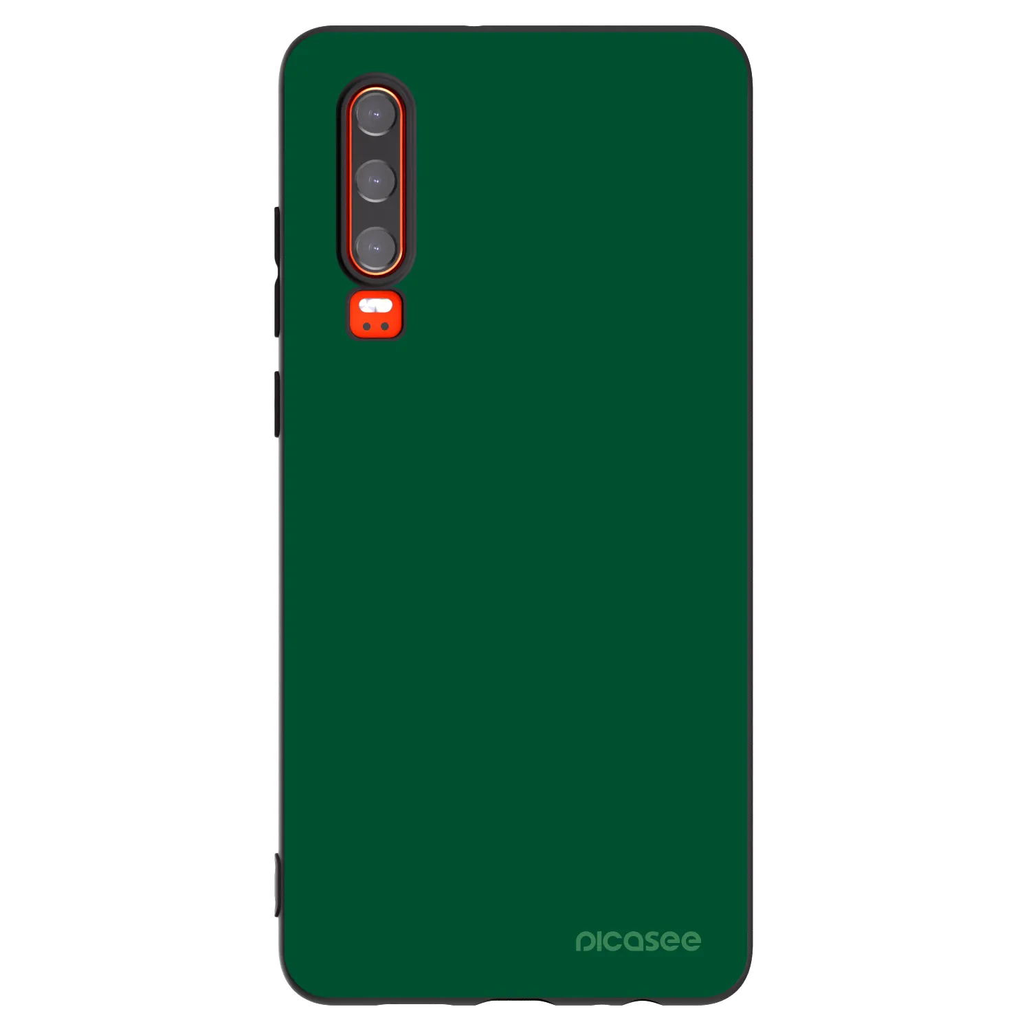 Picasee fekete szilikon tok az alábbi mobiltelefonokra Huawei P30 - Green Gleam