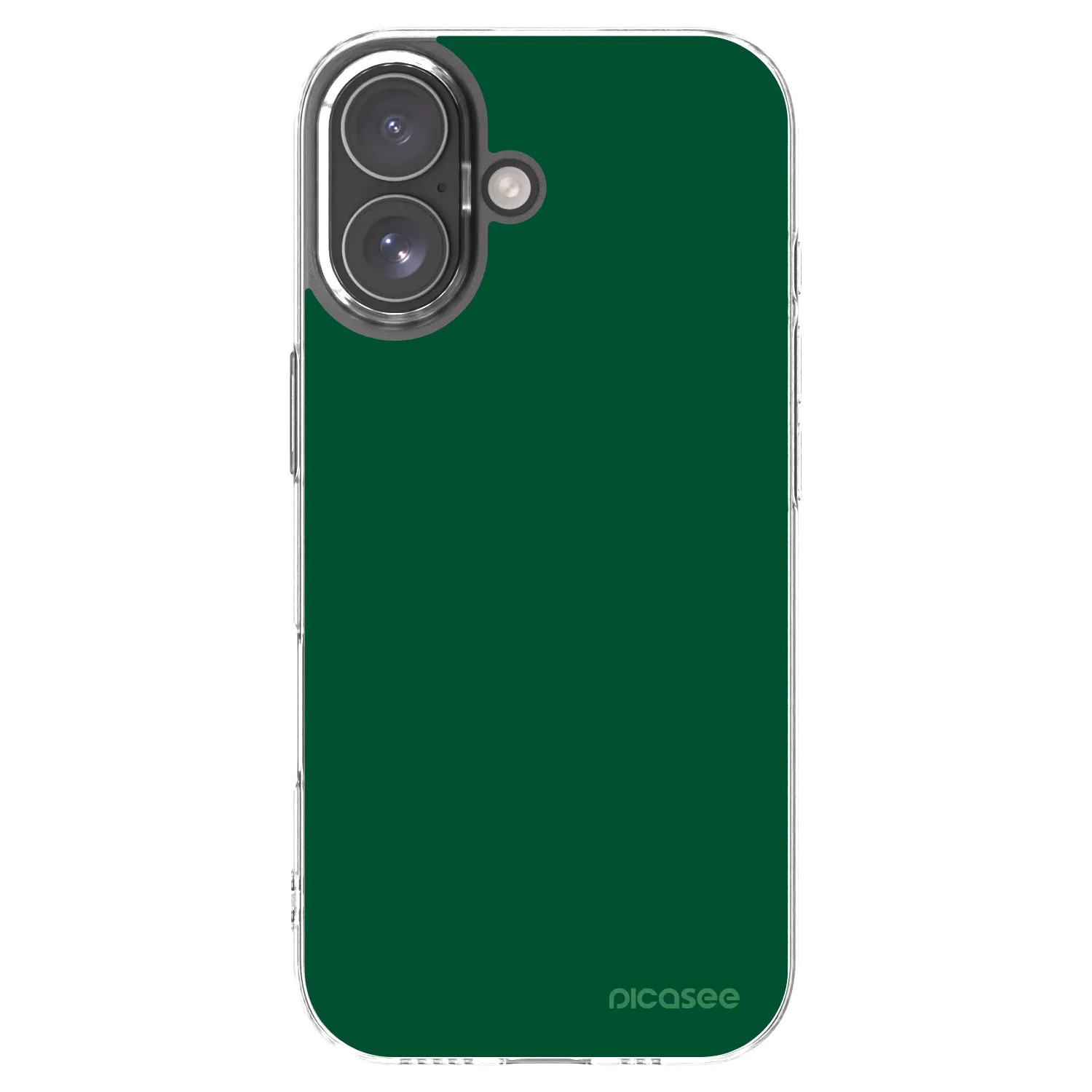 Picasee átlátszó szilikon tok az alábbi mobiltelefonokra Apple iPhone 17 - Green Gleam