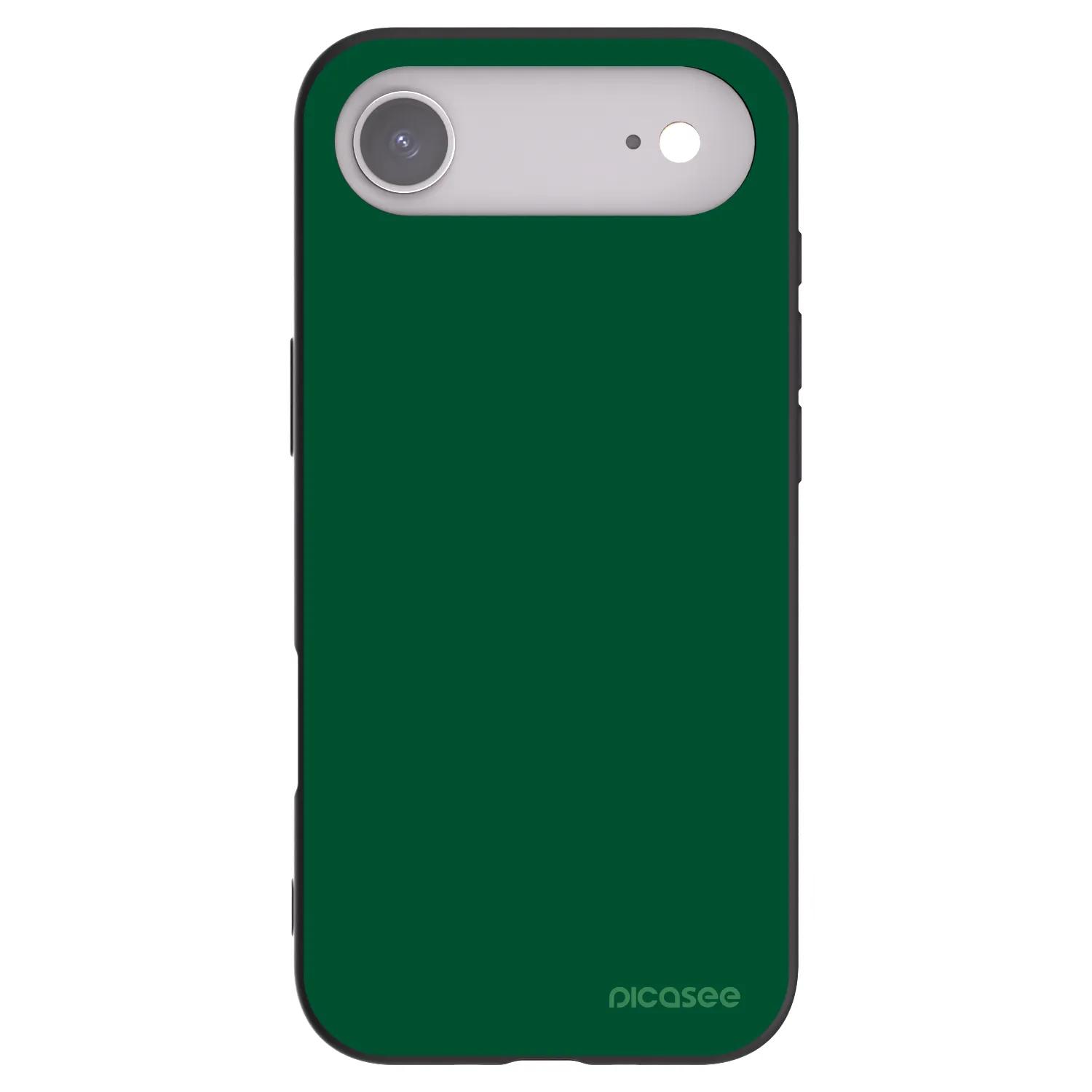 Picasee fekete szilikon tok az alábbi mobiltelefonokra Apple iPhone Air - Green Gleam