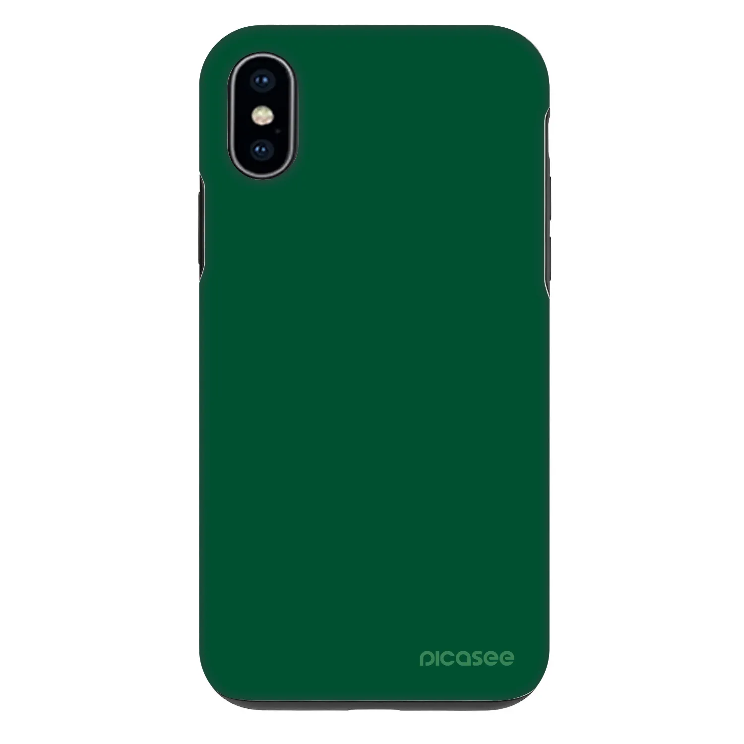 Picasee Fashion Case Apple iPhone X/XS - Green Gleam