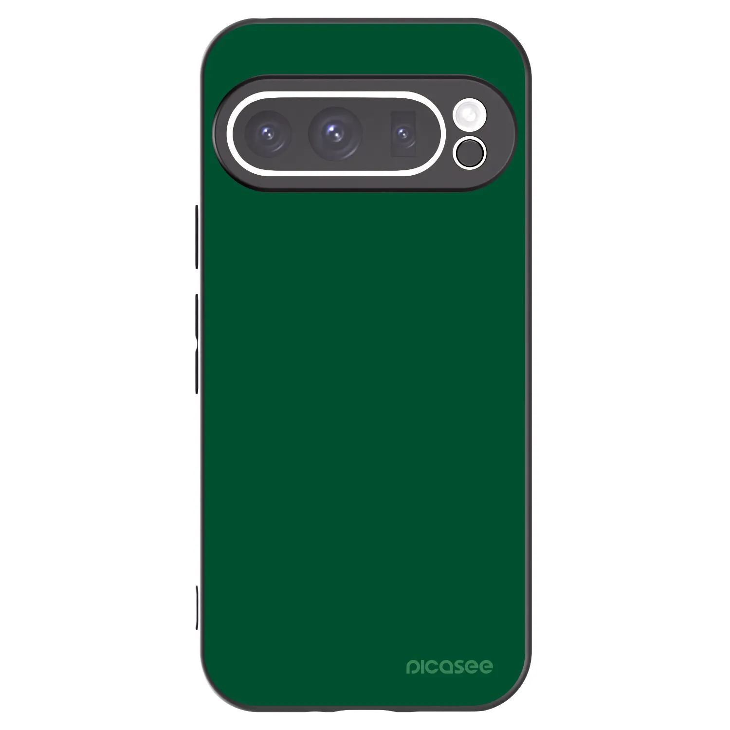 Picasee fekete szilikon tok az alábbi mobiltelefonokra Google Pixel 9 Pro XL - Green Gleam