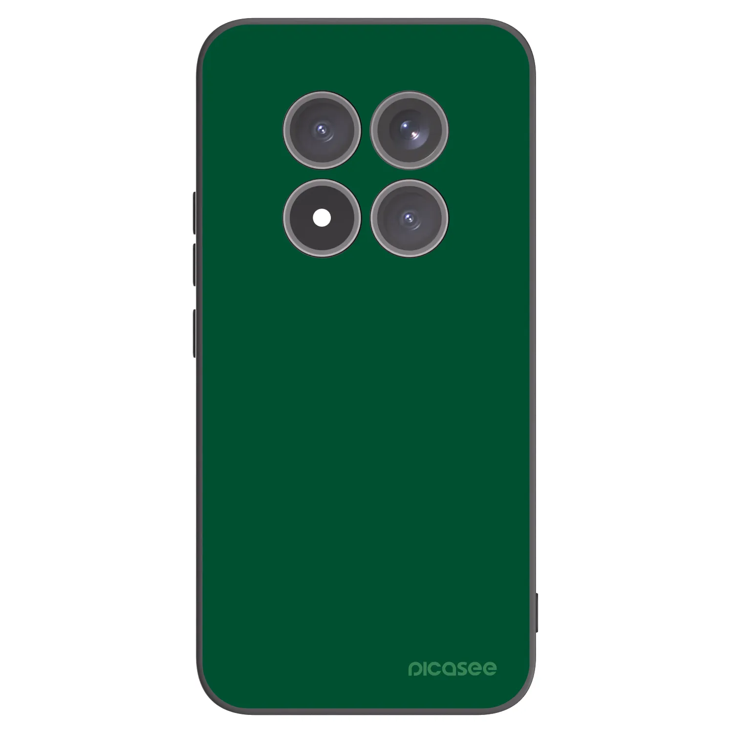 Picasee fekete szilikon tok az alábbi mobiltelefonokra Xiaomi Redmi Note 15 Pro+ - Green Gleam