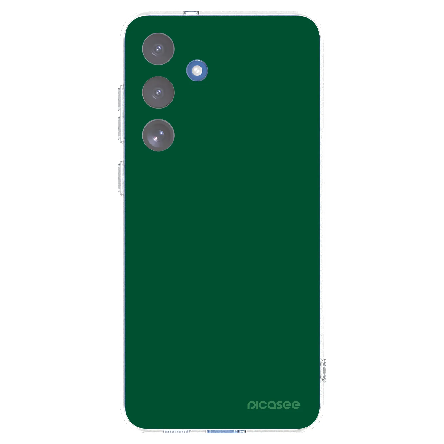 Picasee átlátszó szilikon tok az alábbi mobiltelefonokra Samsung Galaxy S25 FE 5G - Green Gleam