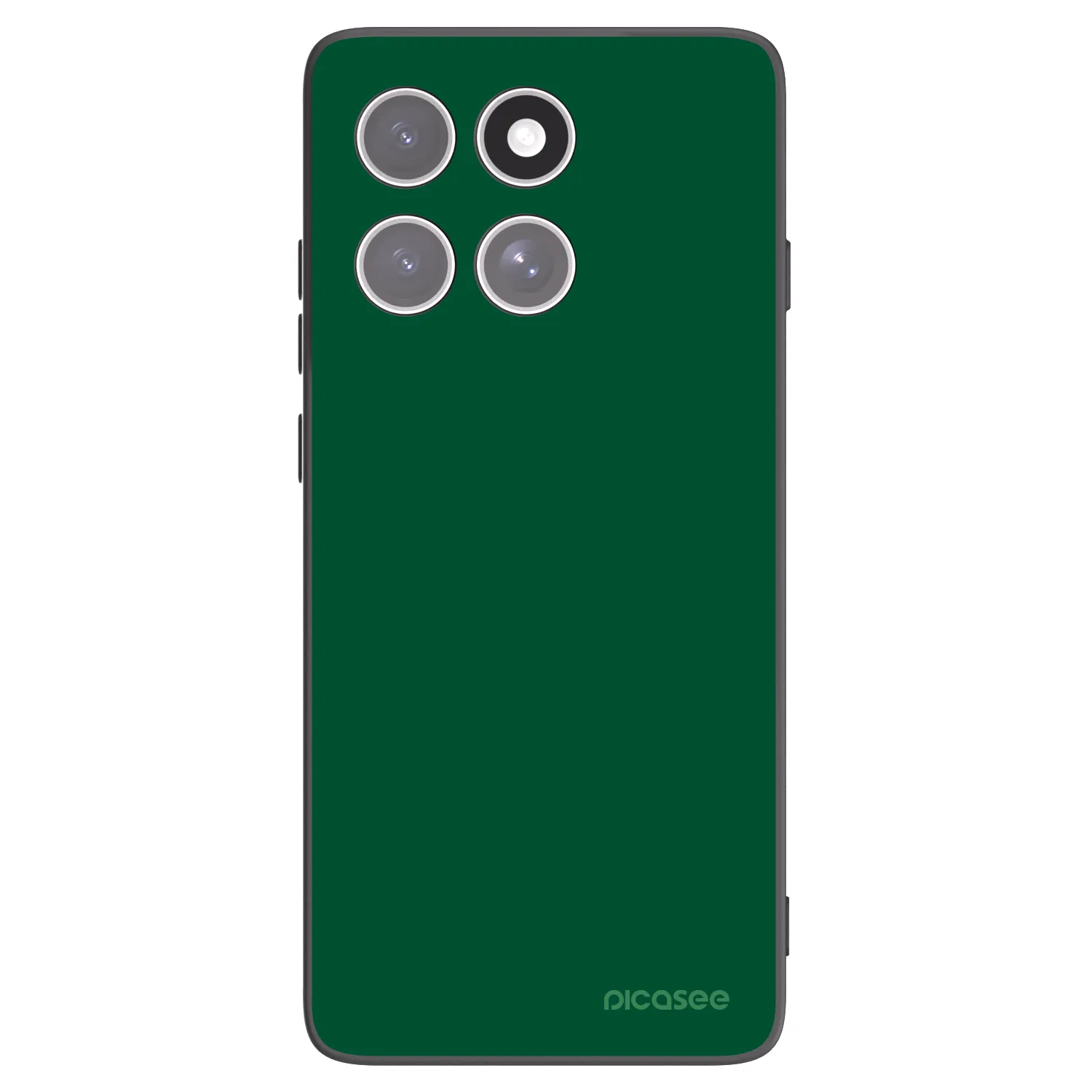 Picasee fekete szilikon tok az alábbi mobiltelefonokra Motorola Edge 60 Fusion - Green Gleam