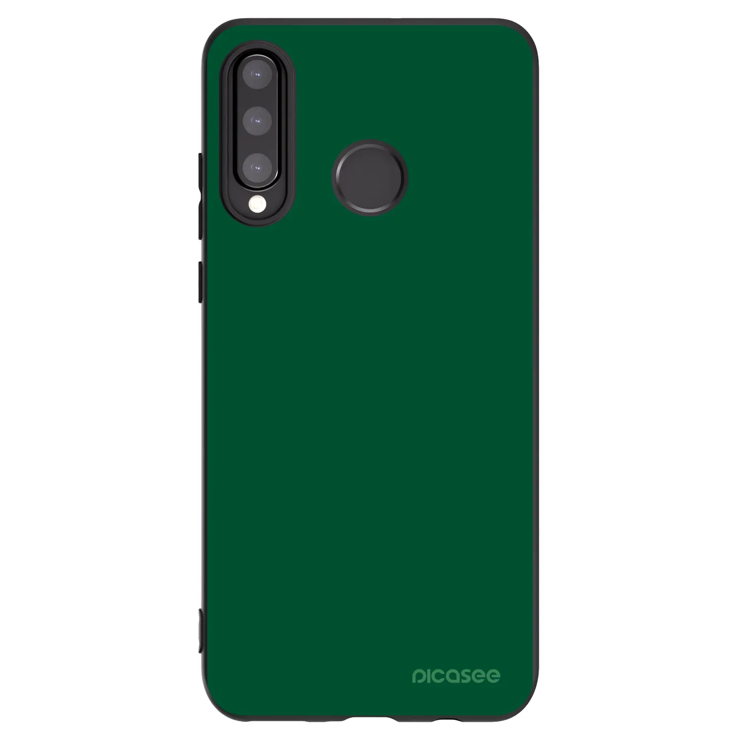 Picasee fekete szilikon tok az alábbi mobiltelefonokra Huawei P30 Lite - Green Gleam