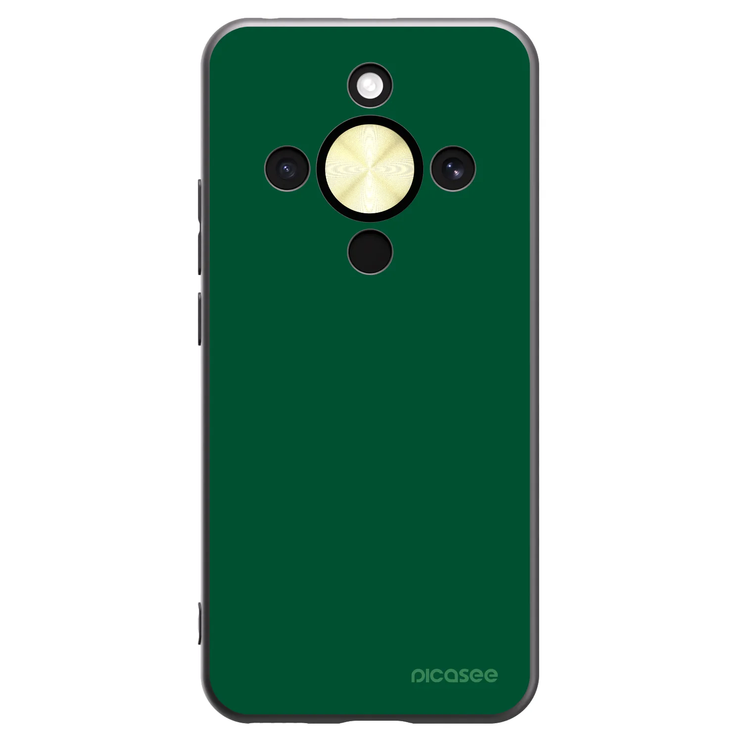 Picasee fekete szilikon tok az alábbi mobiltelefonokra Honor Magic8 Lite 5G - Green Gleam