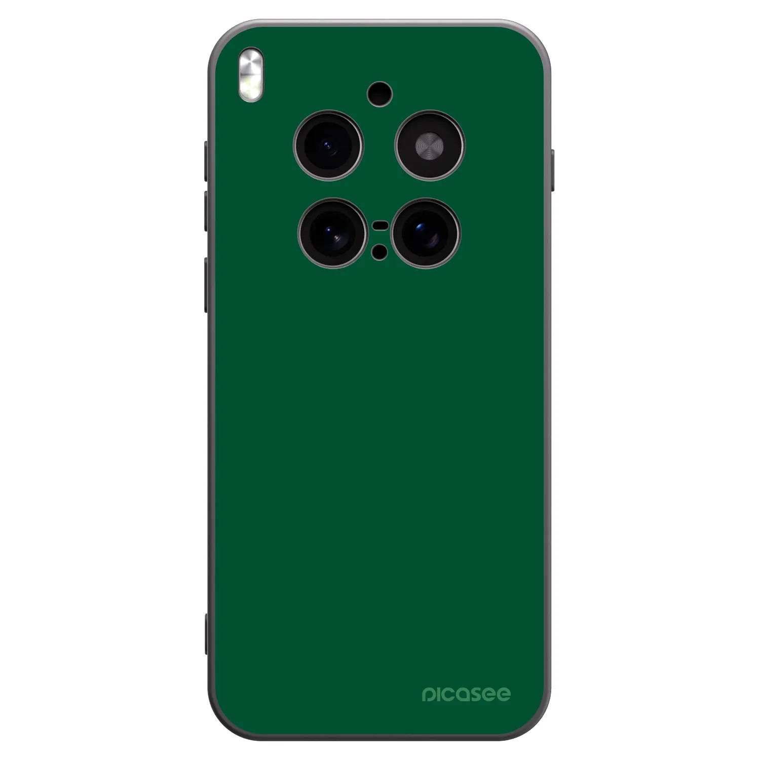 Picasee fekete szilikon tok az alábbi mobiltelefonokra Vivo X300 Pro - Green Gleam