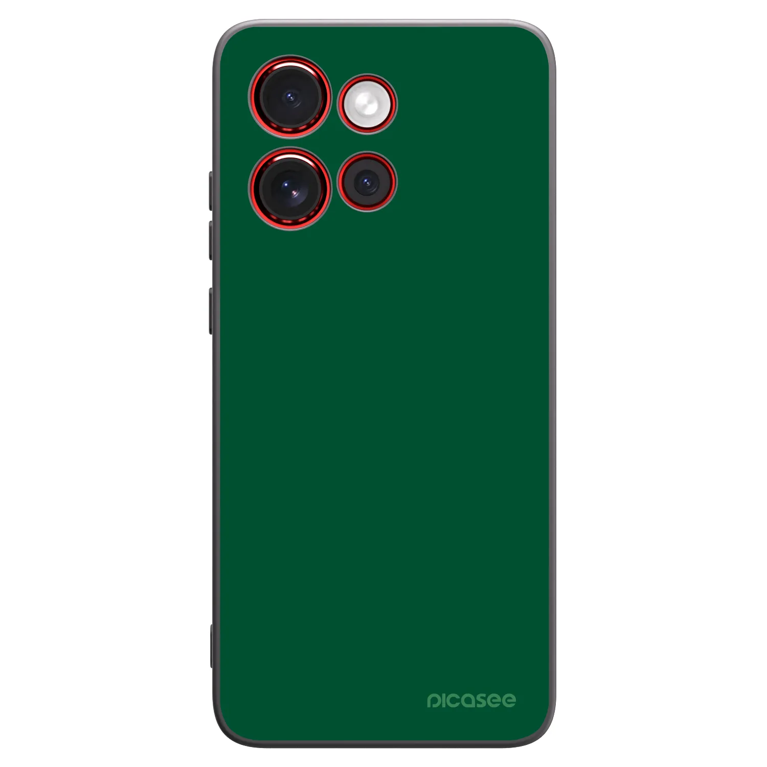 Picasee fekete szilikon tok az alábbi mobiltelefonokra Motorola Edge 60 Neo 5G - Green Gleam
