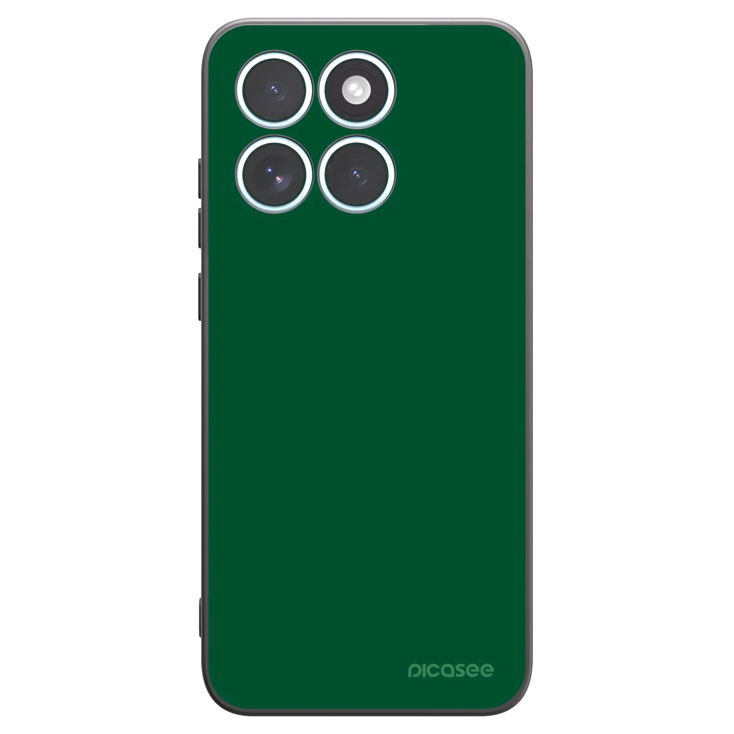 Picasee fekete szilikon tok az alábbi mobiltelefonokra Motorola Edge 70 Fusion - Green Gleam