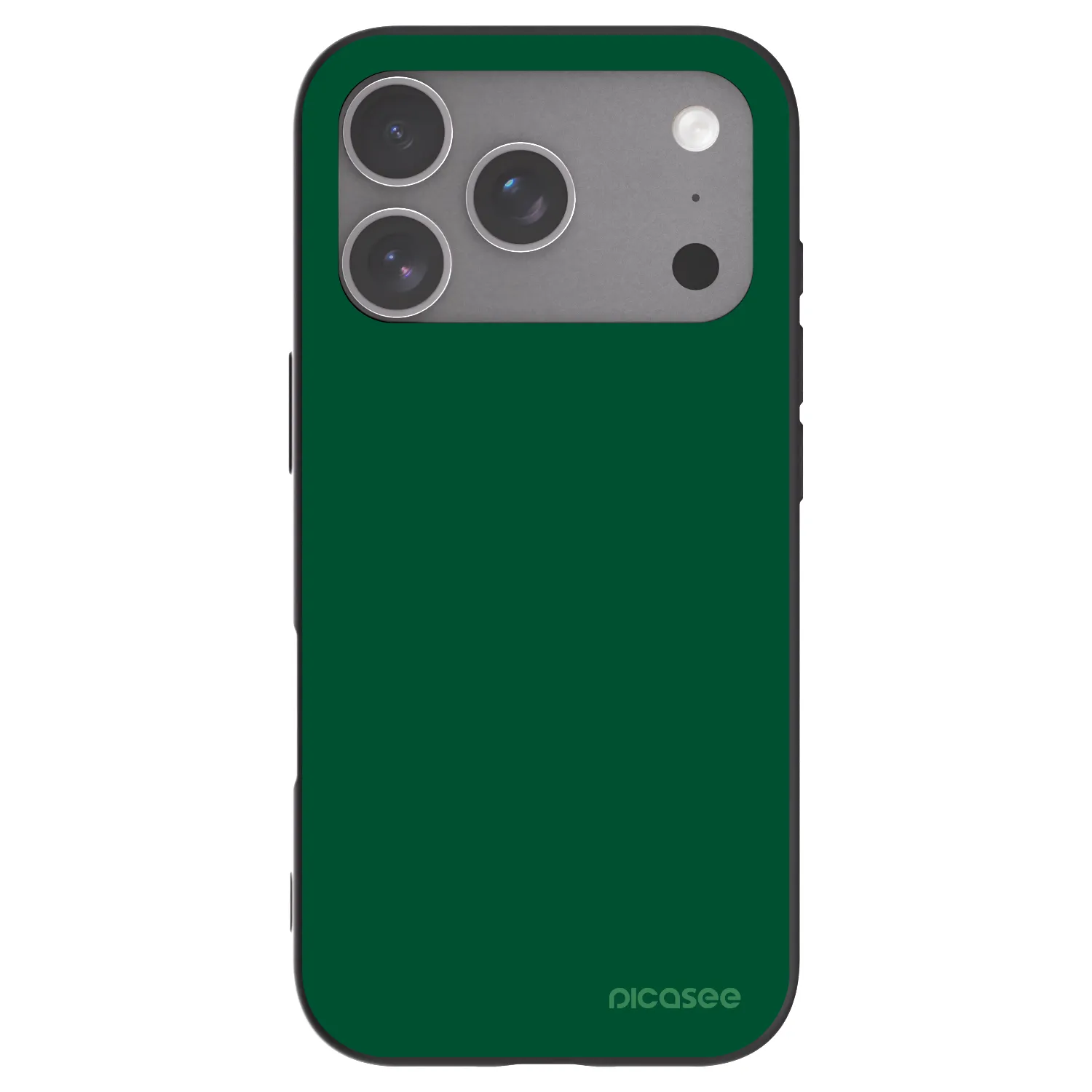 Picasee fekete szilikon tok az alábbi mobiltelefonokra Apple iPhone 18 Pro - Green Gleam