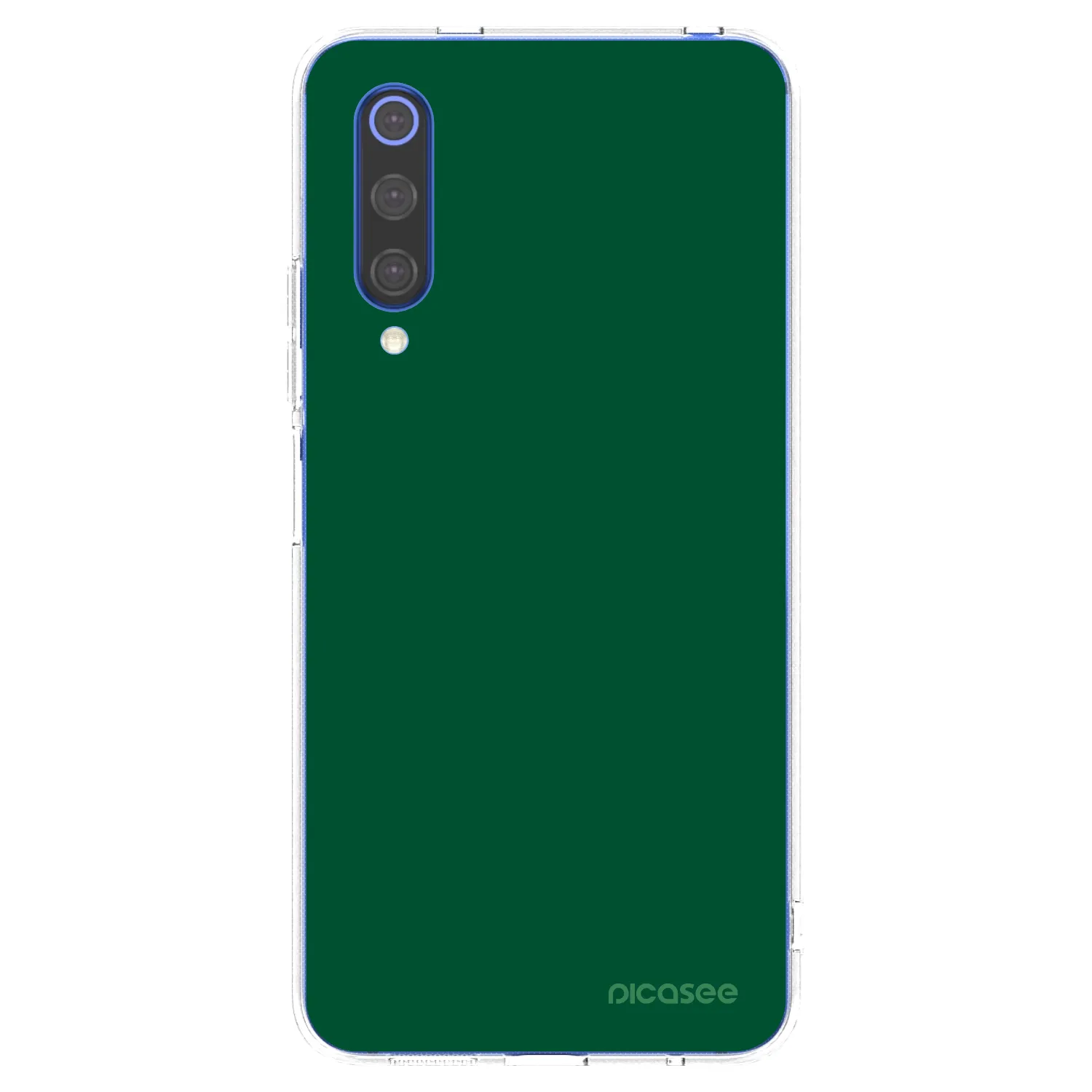 Picasee átlátszó szilikon tok az alábbi mobiltelefonokra Xiaomi Mi 9 SE - Green Gleam