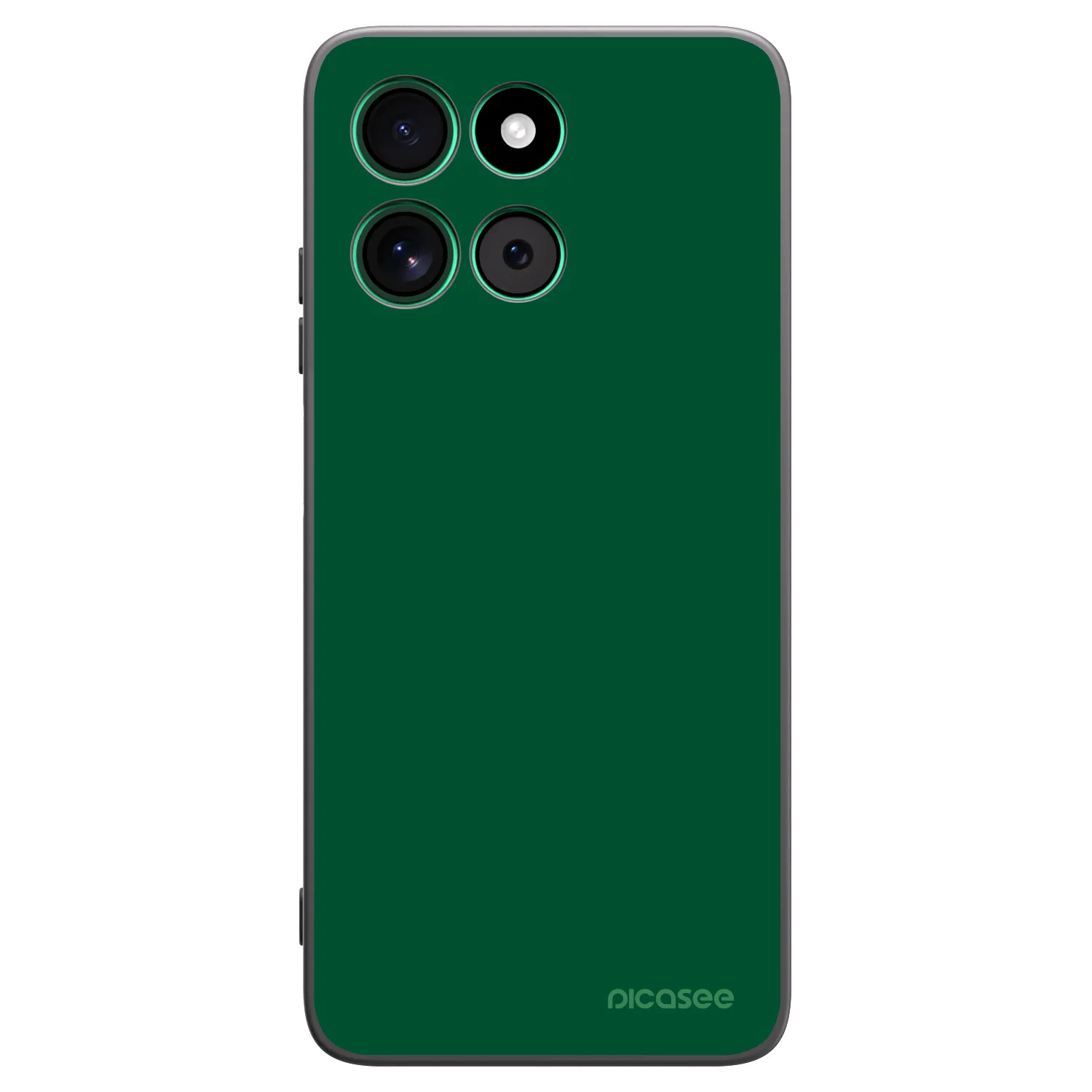Picasee fekete szilikon tok az alábbi mobiltelefonokra Motorola Moto G57 Power - Green Gleam