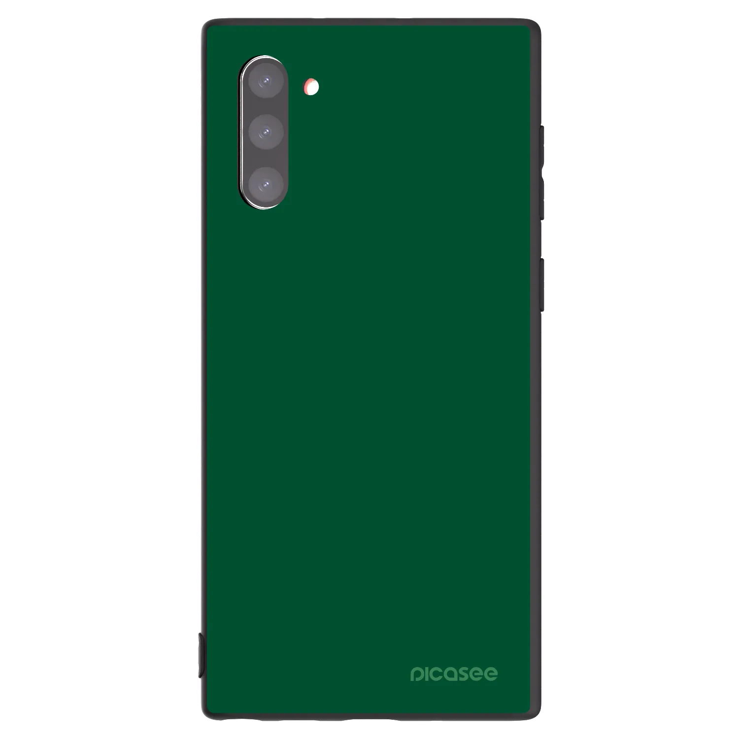 Picasee fekete szilikon tok az alábbi mobiltelefonokra Samsung Galaxy Note 10 N970F - Green Gleam