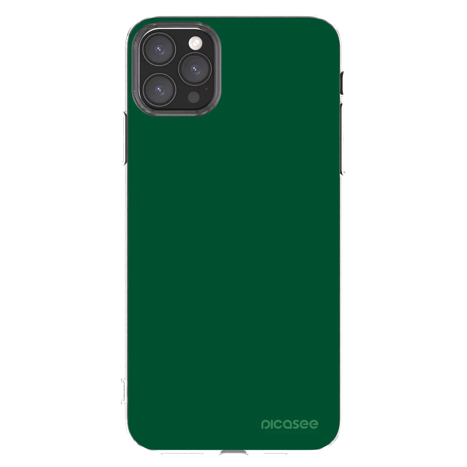 Picasee átlátszó szilikon tok az alábbi mobiltelefonokra Apple iPhone 11 Pro Max - Green Gleam