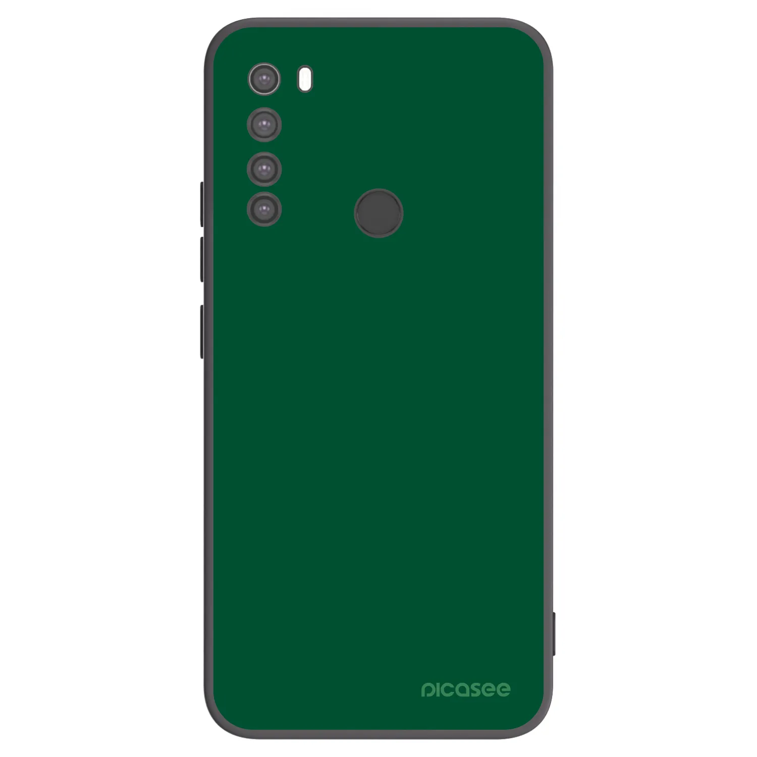 Picasee fekete szilikon tok az alábbi mobiltelefonokra Xiaomi Redmi Note 8 - Green Gleam