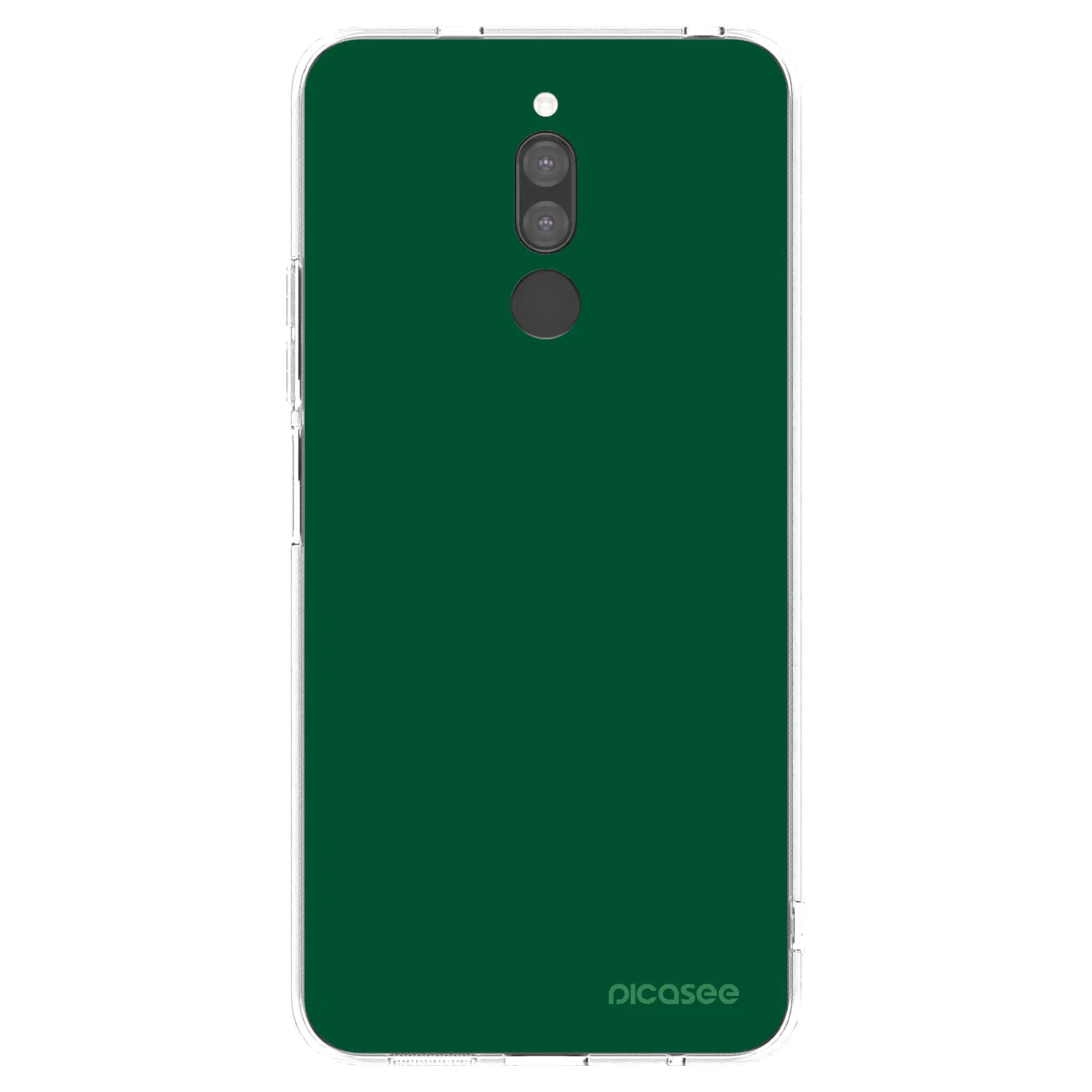 Picasee átlátszó szilikon tok az alábbi mobiltelefonokra Xiaomi Redmi 8 - Green Gleam