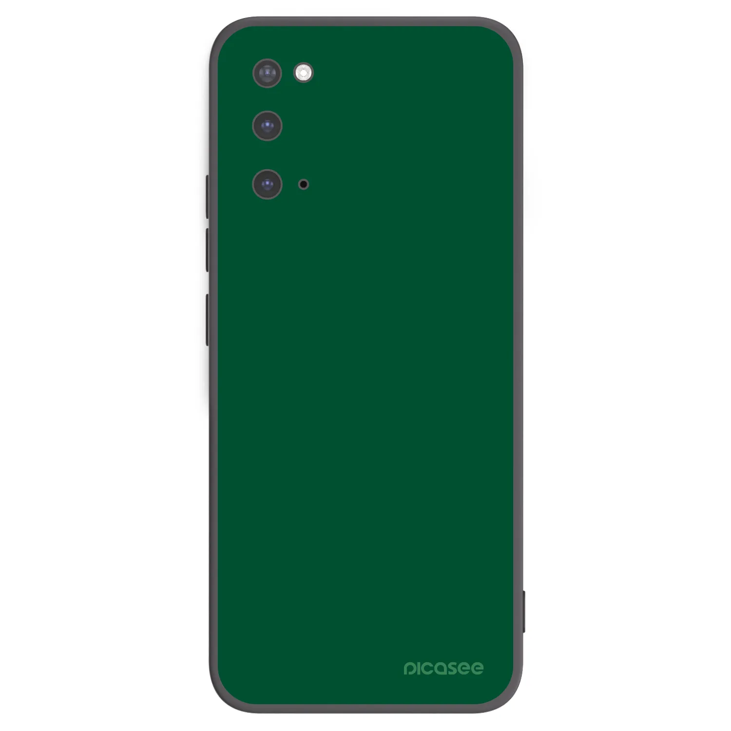 Picasee fekete szilikon tok az alábbi mobiltelefonokra Samsung Galaxy S20 G980F - Green Gleam