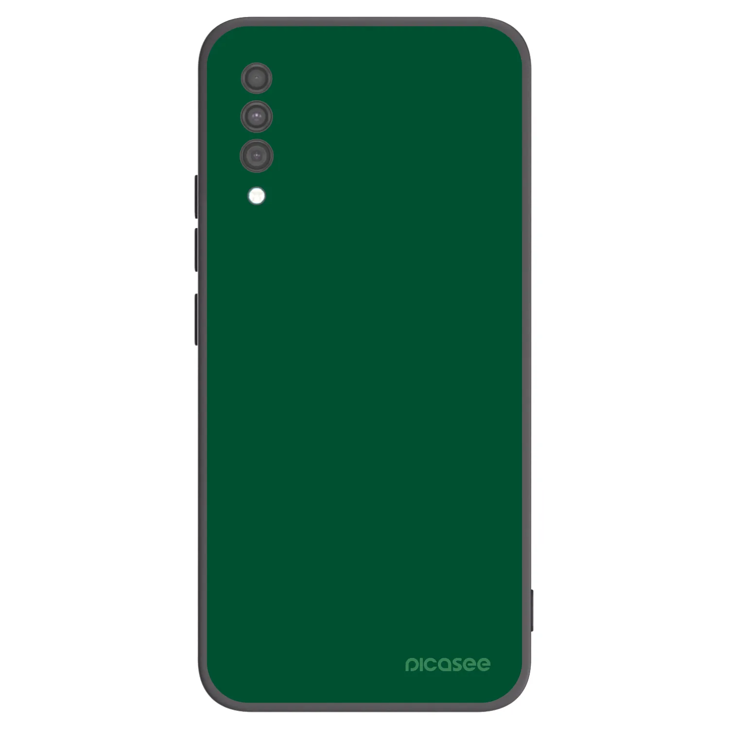 Picasee fekete szilikon tok az alábbi mobiltelefonokra Samsung Galaxy A30s A307F - Green Gleam