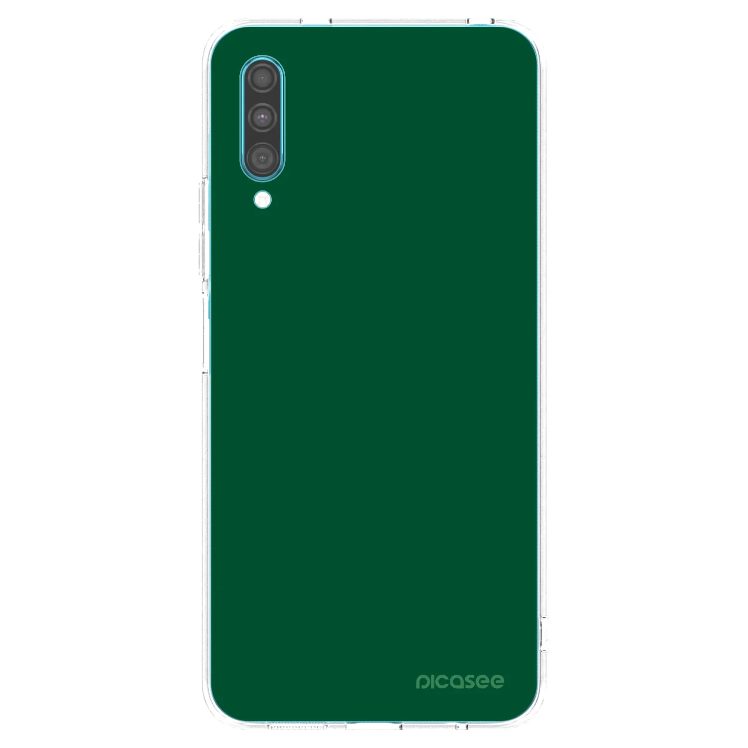 Picasee átlátszó szilikon tok az alábbi mobiltelefonokra Samsung Galaxy A30s A307F - Green Gleam