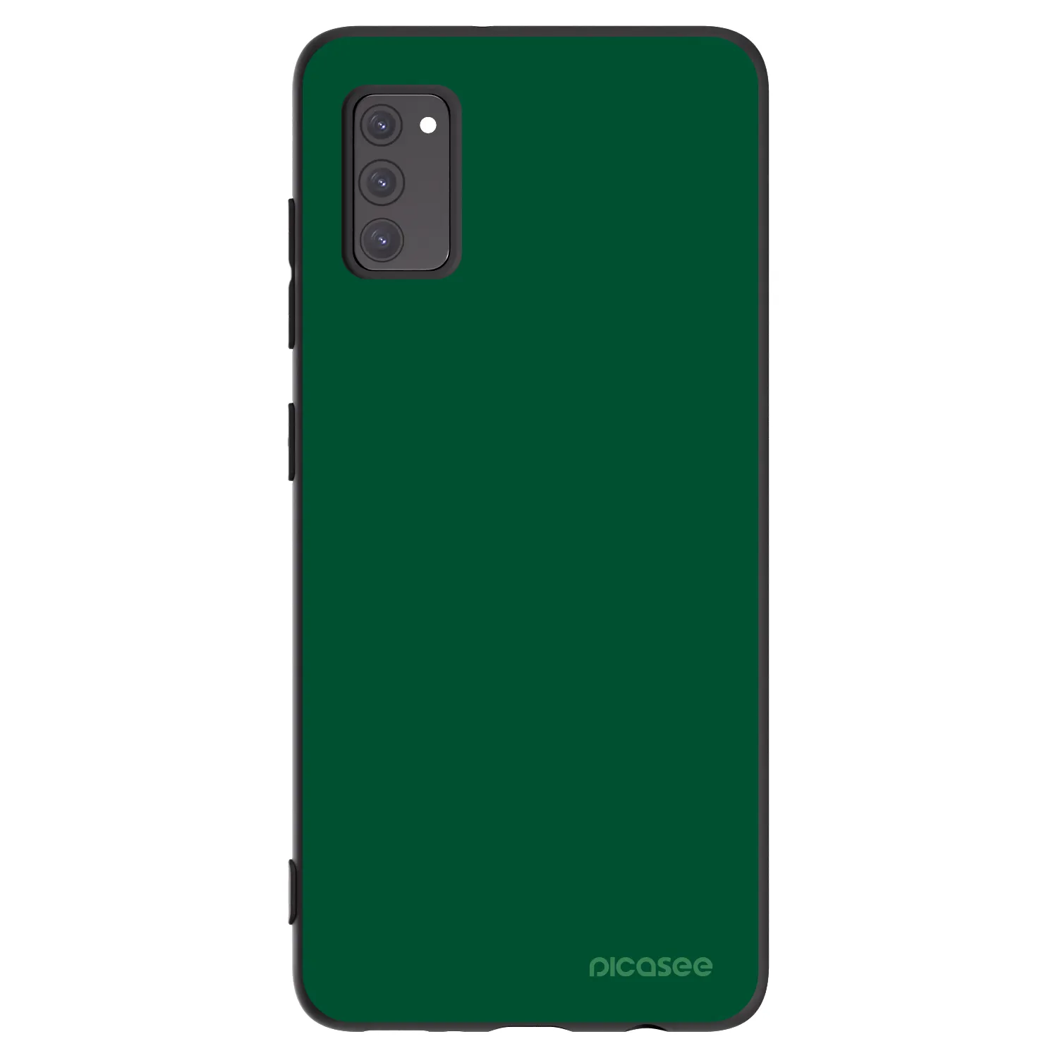 Picasee fekete szilikon tok az alábbi mobiltelefonokra Samsung Galaxy A41 A415F - Green Gleam