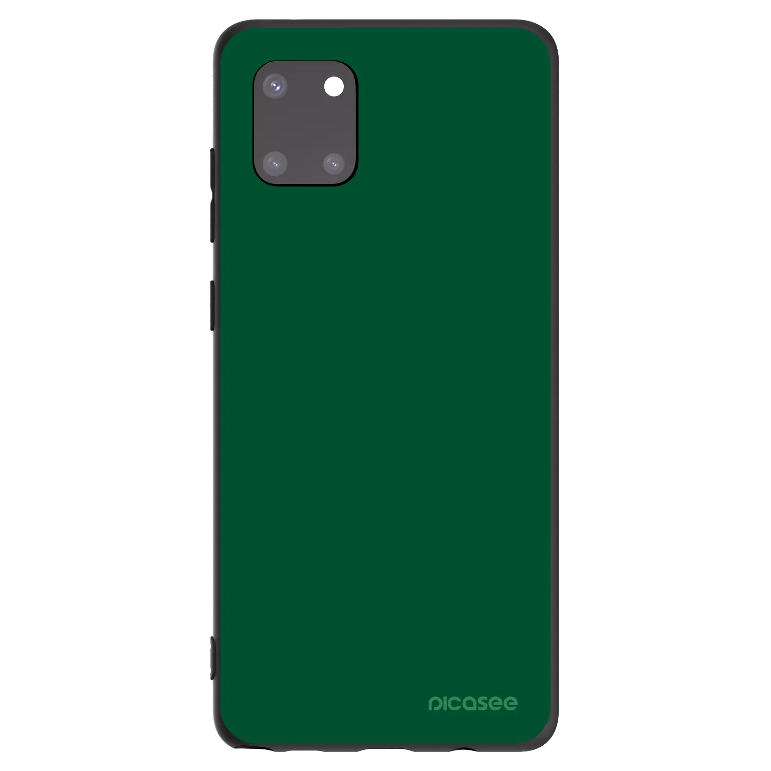 Picasee fekete szilikon tok az alábbi mobiltelefonokra Samsung Galaxy Note 10 Lite N770F - Green Gleam