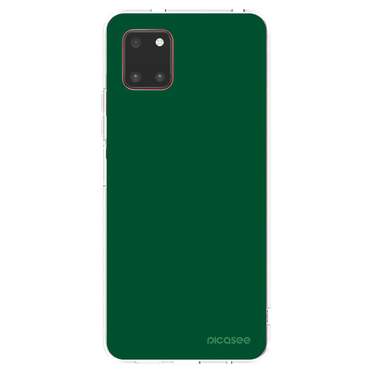Picasee átlátszó szilikon tok az alábbi mobiltelefonokra Samsung Galaxy Note 10 Lite N770F - Green Gleam