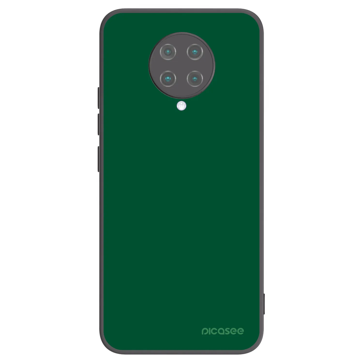 Picasee fekete szilikon tok az alábbi mobiltelefonokra Xiaomi Poco F2 Pro - Green Gleam