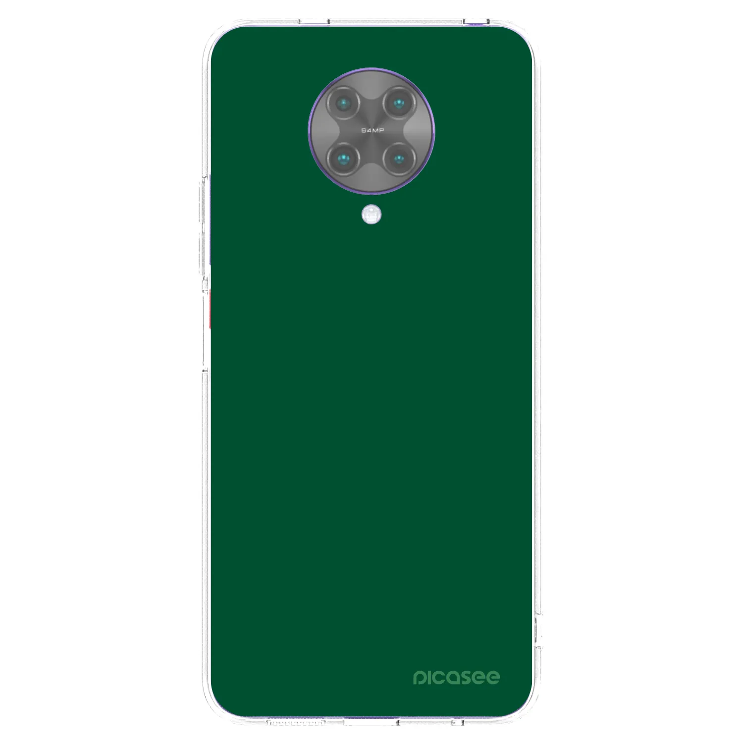 Picasee átlátszó szilikon tok az alábbi mobiltelefonokra Xiaomi Poco F2 Pro - Green Gleam