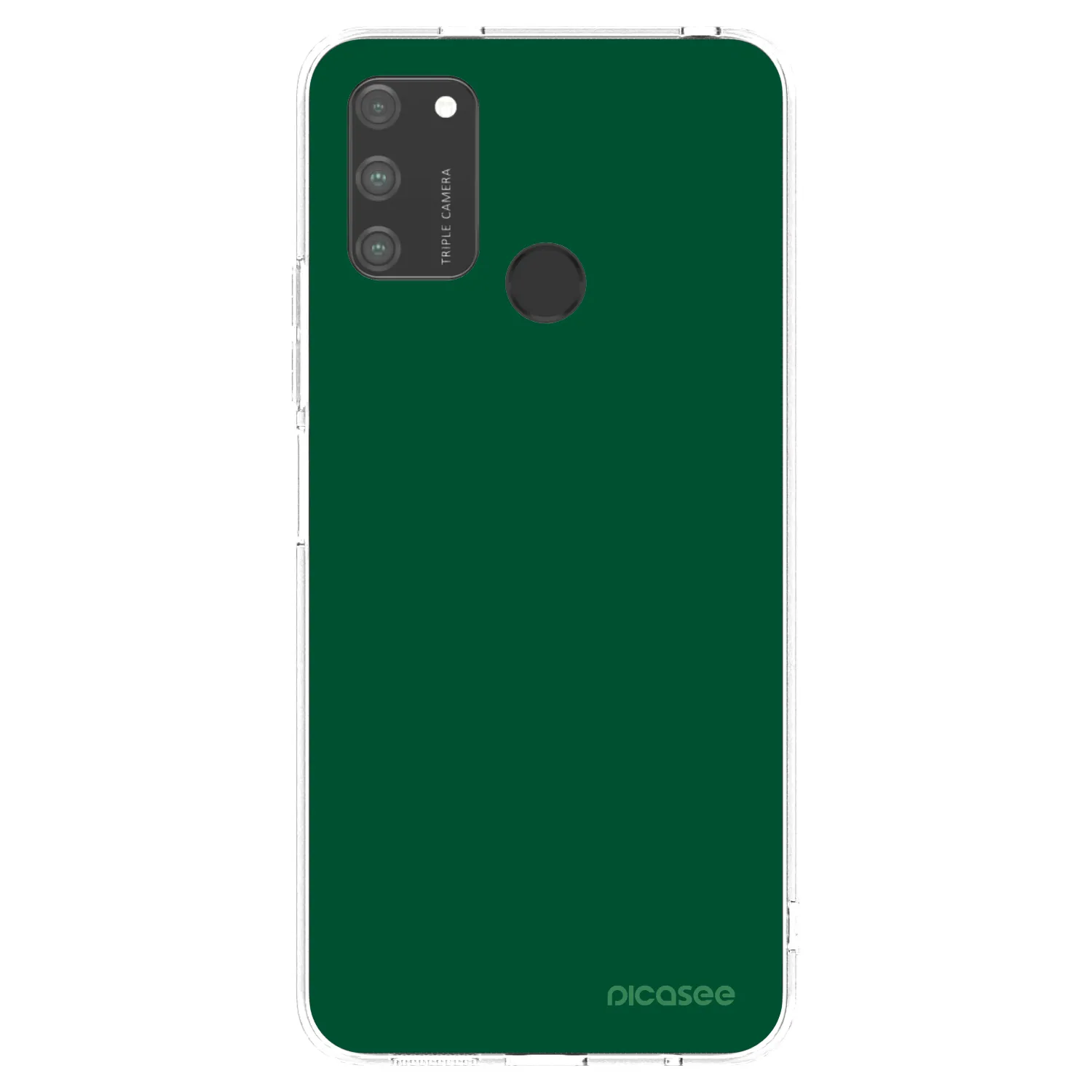 Picasee átlátszó szilikon tok az alábbi mobiltelefonokra Honor 9A - Green Gleam