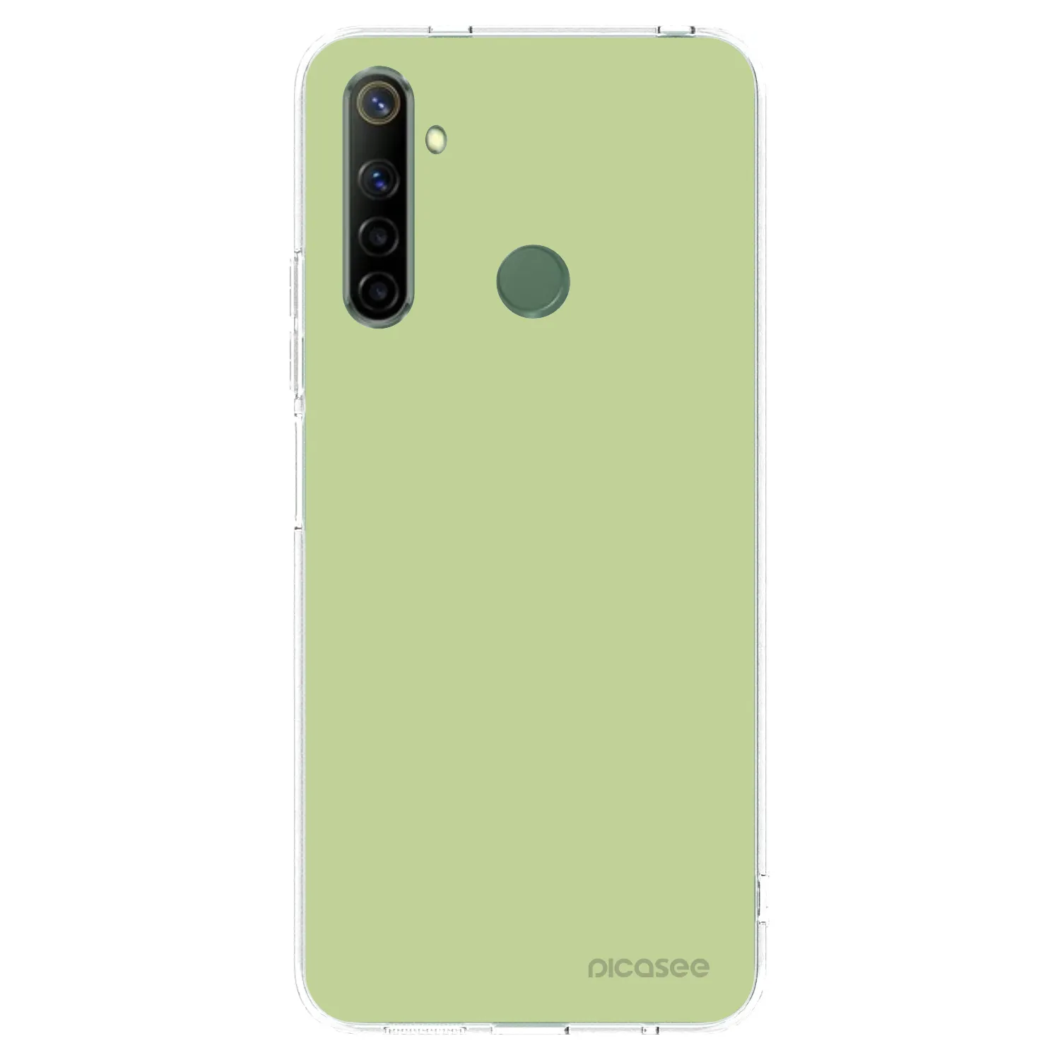 Picasee átlátszó szilikon tok az alábbi mobiltelefonokra Realme 6i - Heavenly Hints