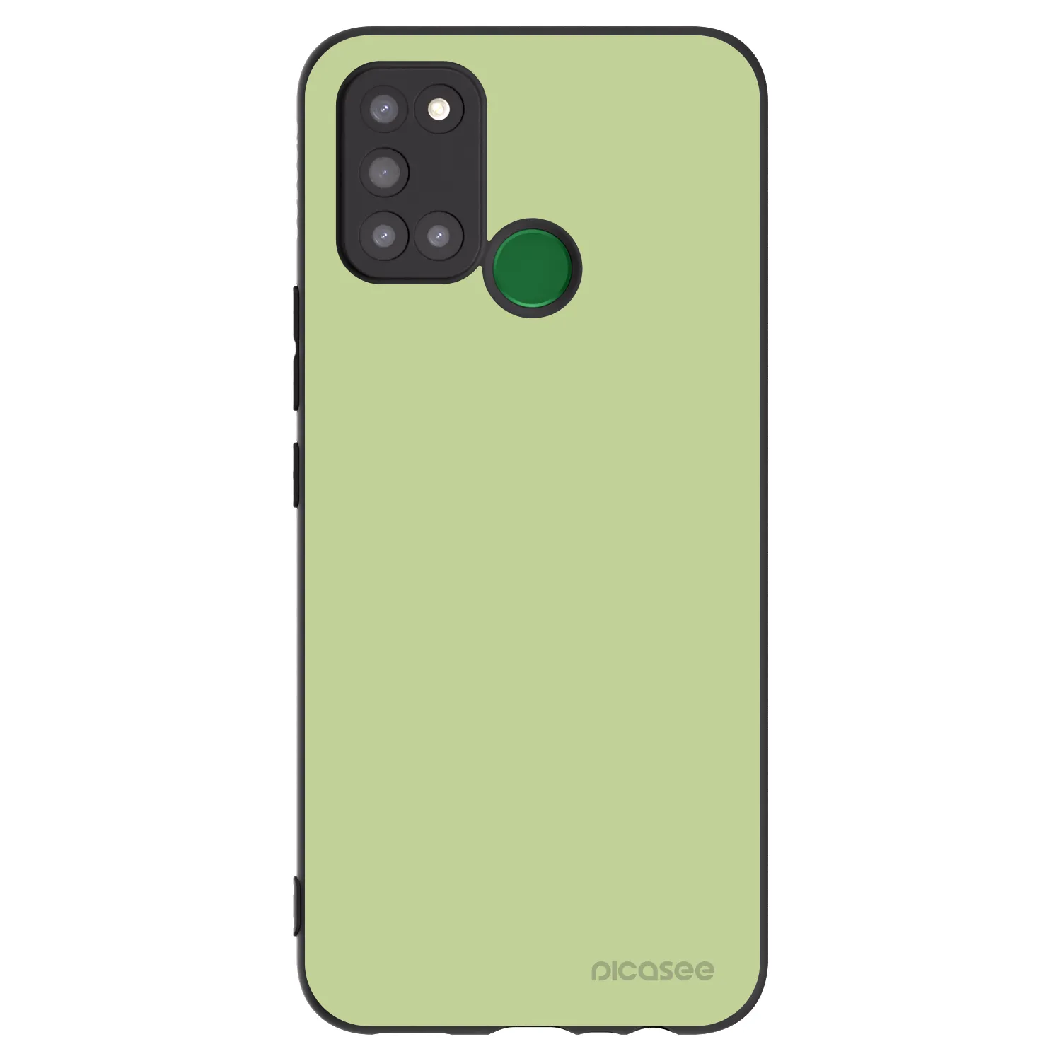Picasee fekete szilikon tok az alábbi mobiltelefonokra Realme 7i - Heavenly Hints