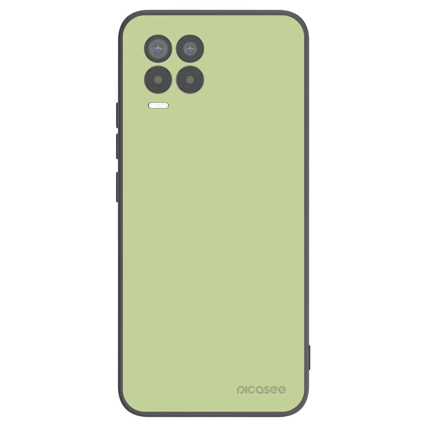 Picasee fekete szilikon tok az alábbi mobiltelefonokra Realme 8 4G - Heavenly Hints