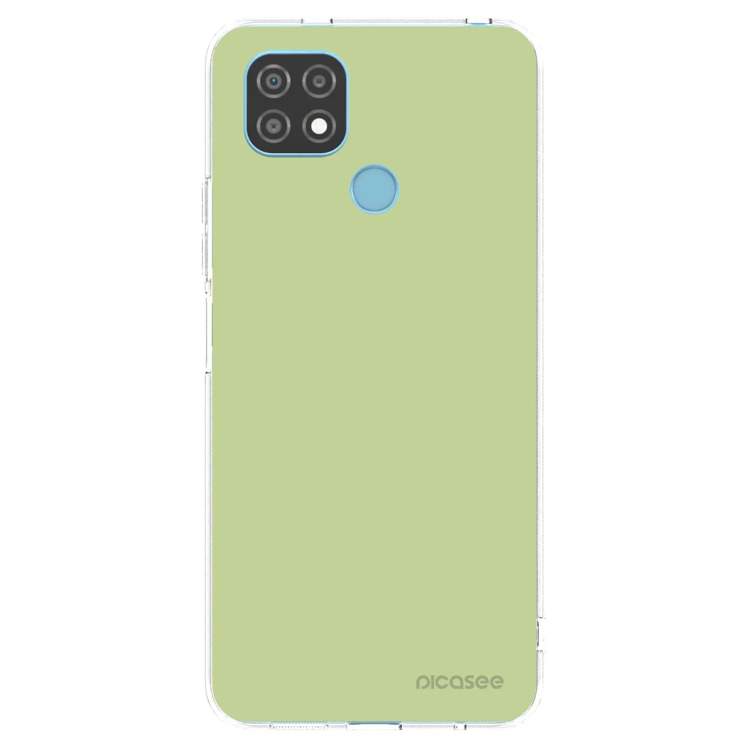 Picasee átlátszó szilikon tok az alábbi mobiltelefonokra Realme C21 - Heavenly Hints