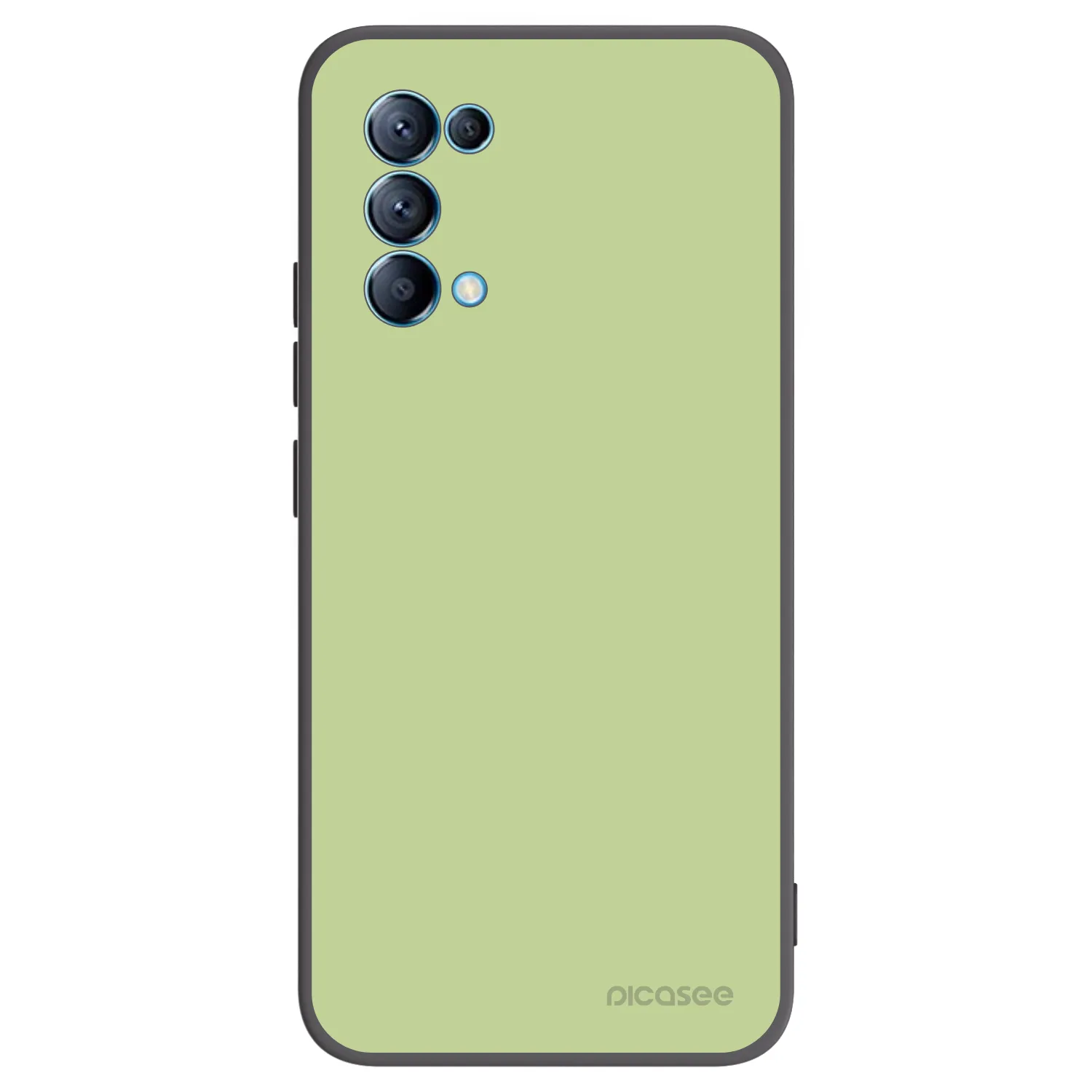 Picasee fekete szilikon tok az alábbi mobiltelefonokra OPPO Reno 5 5G - Heavenly Hints