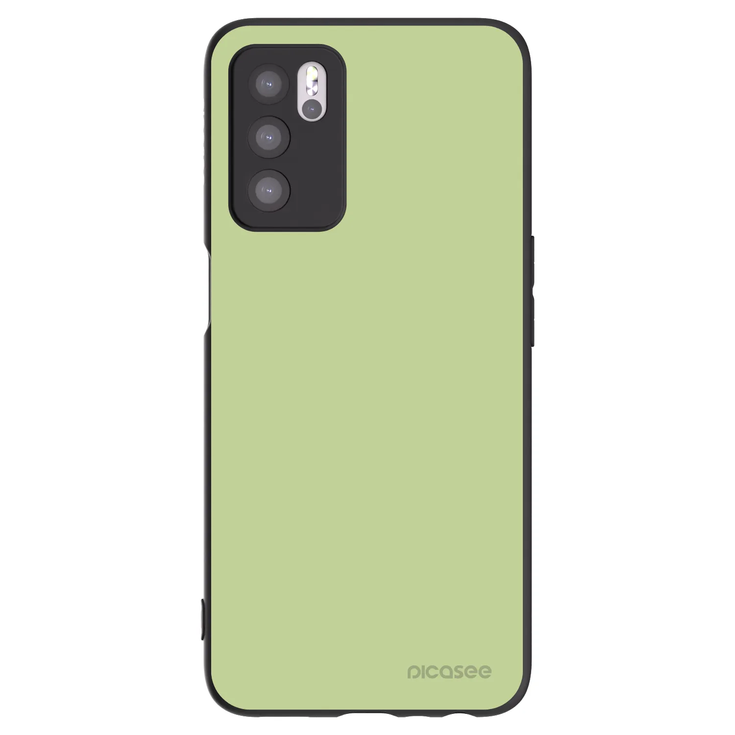 Picasee fekete szilikon tok az alábbi mobiltelefonokra OPPO A16s - Heavenly Hints