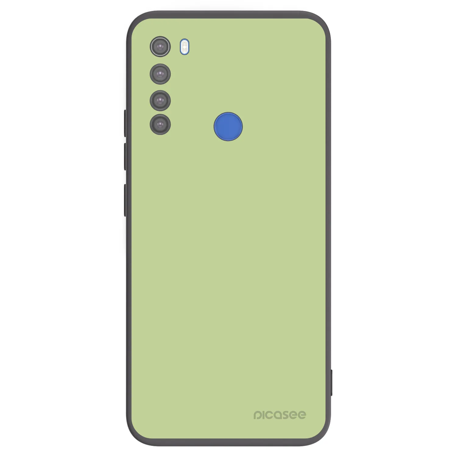 Picasee fekete szilikon tok az alábbi mobiltelefonokra Xiaomi Redmi Note 8T - Heavenly Hints