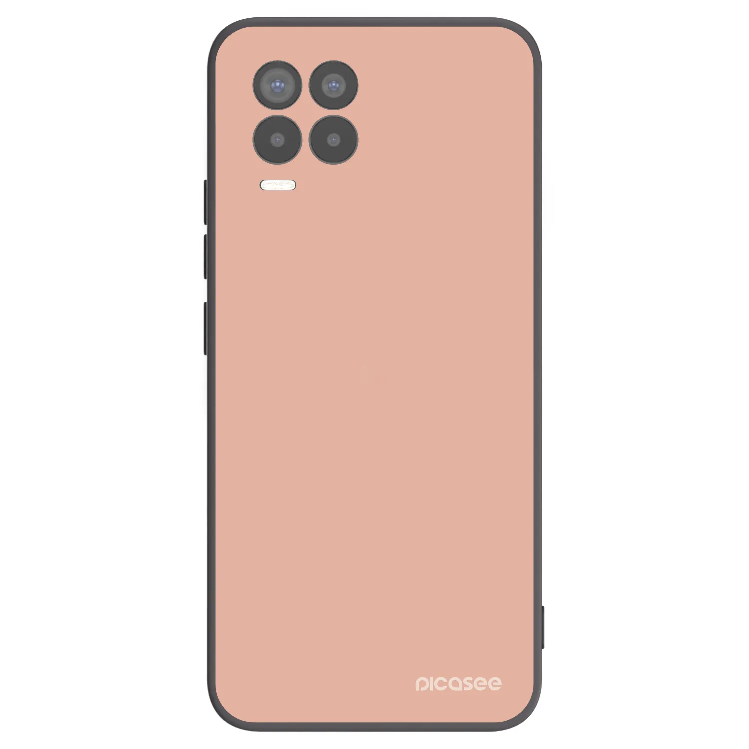 Picasee fekete szilikon tok az alábbi mobiltelefonokra Realme 8 4G - Lullaby